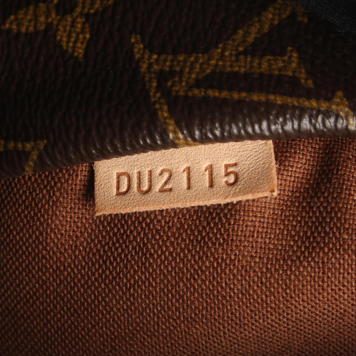 Louis Vuitton Brown Monogram Coated Canvas Handbag Tote Bag (Pre-Owned)