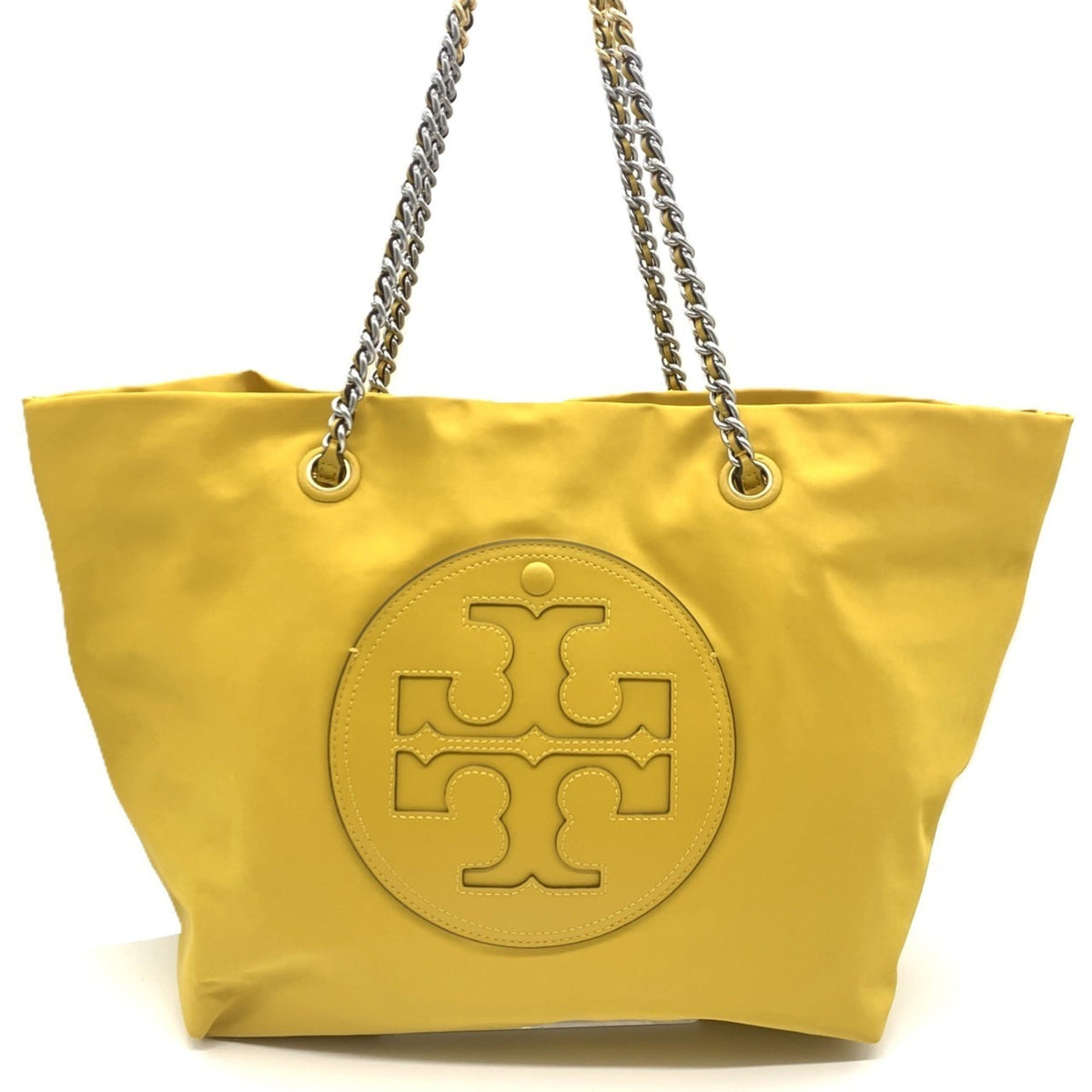 Tory Burch Yellow Nylon Tote Bag (Pre-Owned)