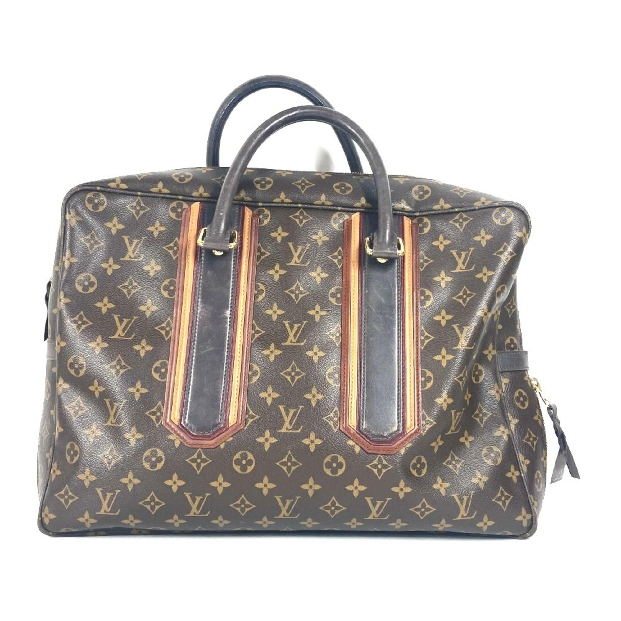 Louis Vuitton Monogram Brown Monogram Leather Briefcase (Pre-Owned)