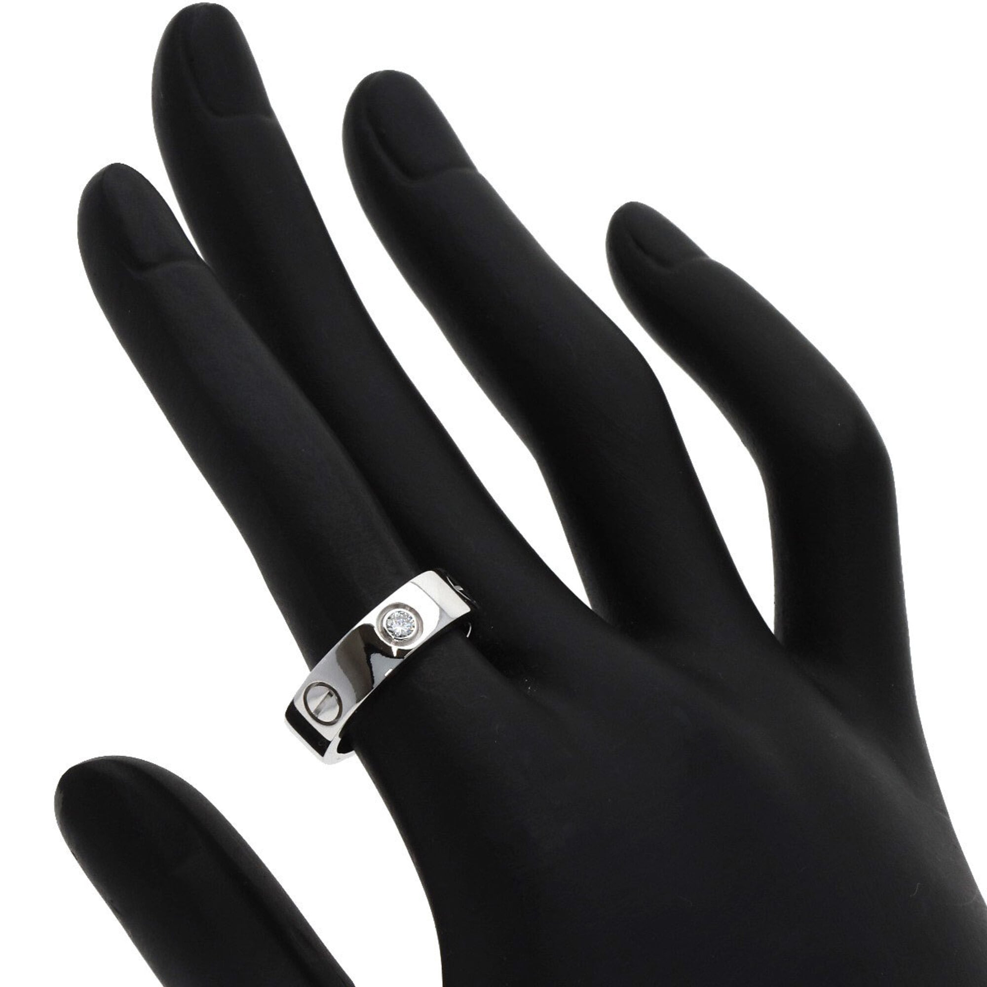 Cartier Love White Gold (18K) Band Ring (Pre-Owned)