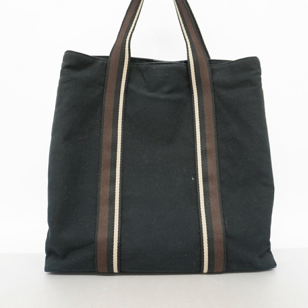 Hermes Black Canvas Tote Bag (Pre-Owned)