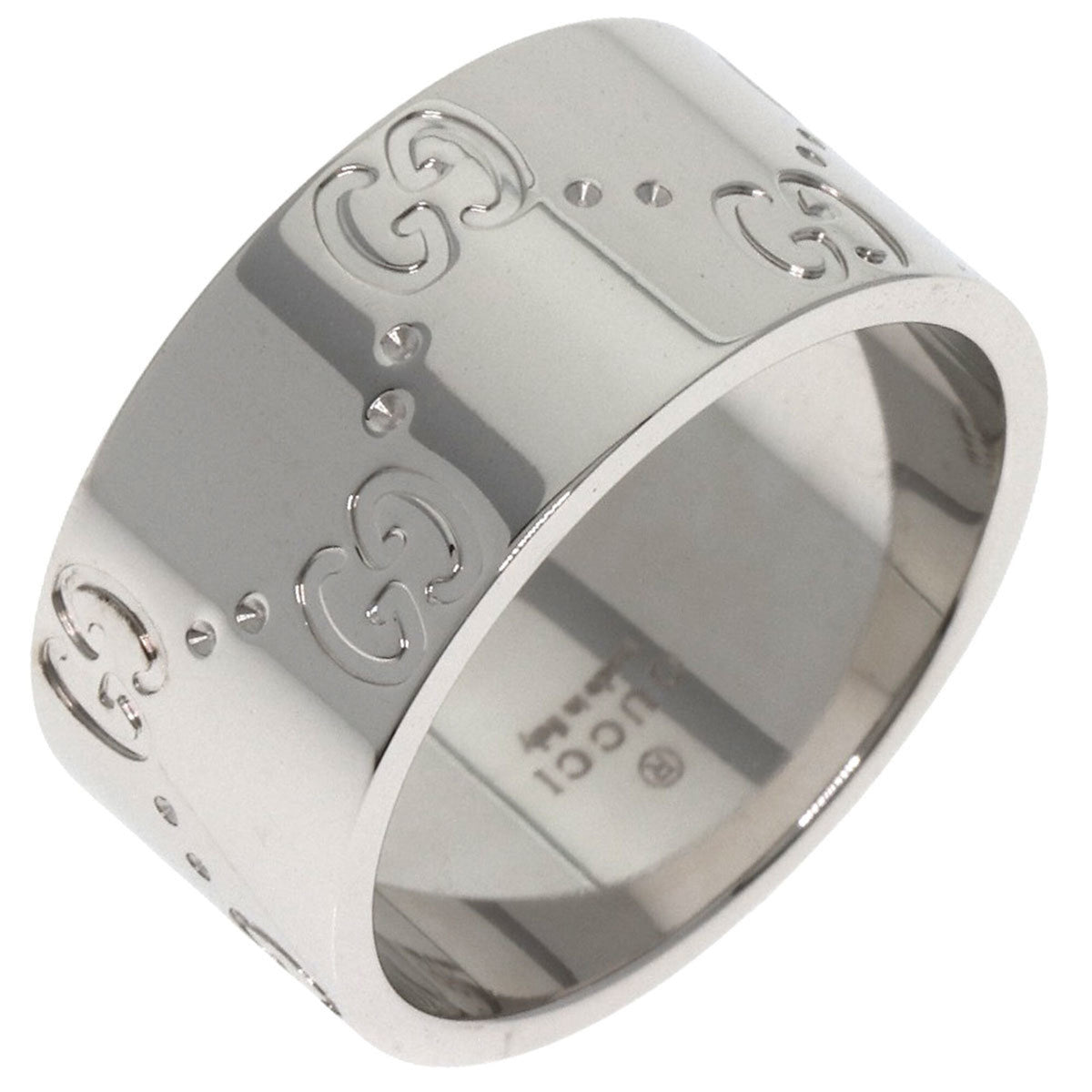 Gucci White Gold (18K) Band Ring (Pre-Owned)