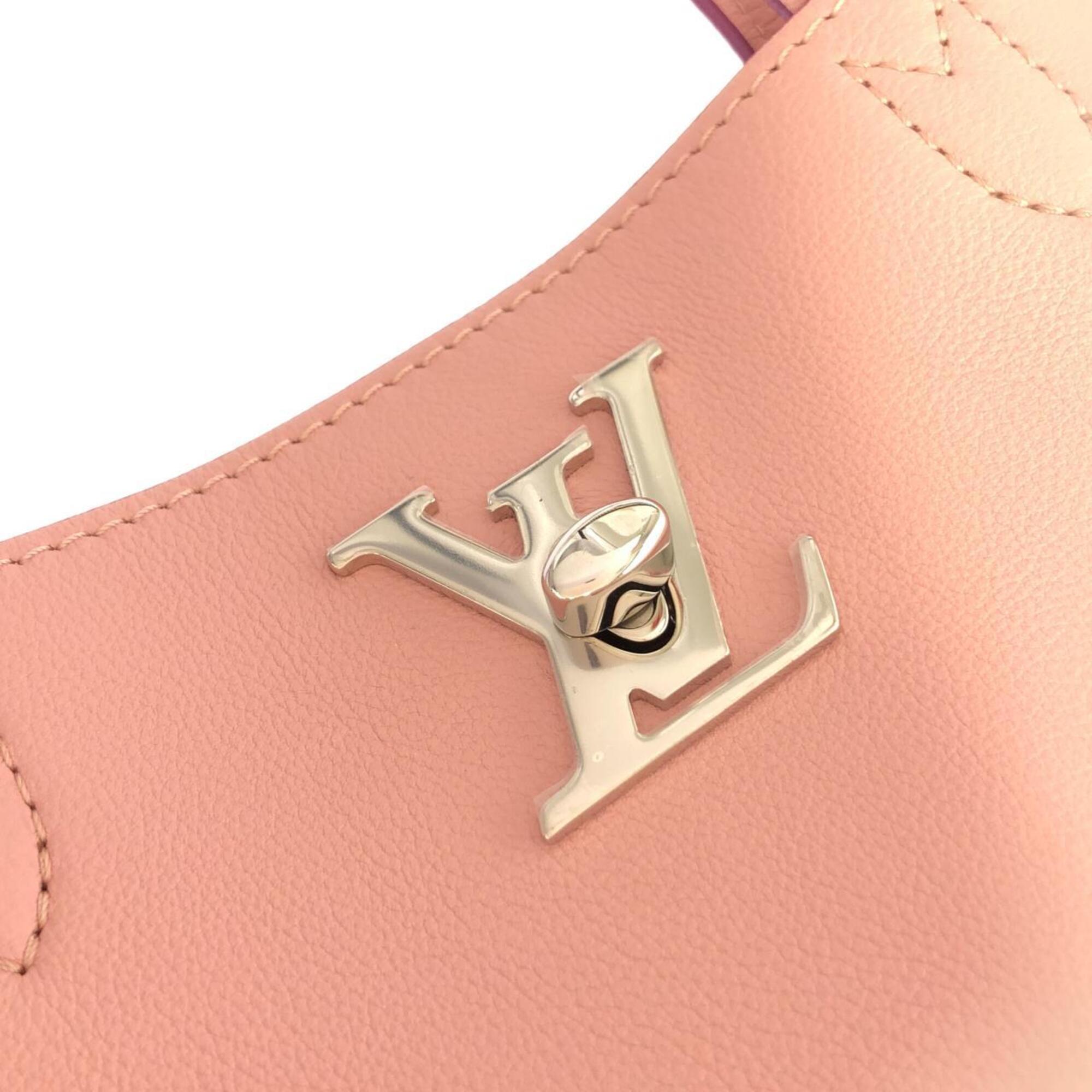 Louis Vuitton Rose Leather Handbag (Pre-Owned)