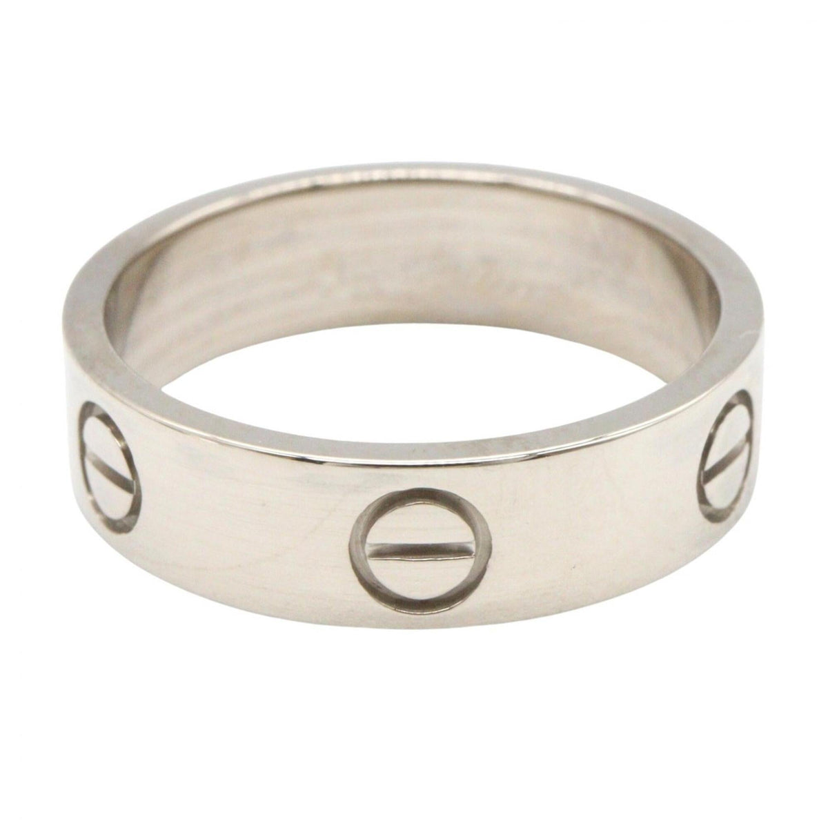 Cartier Silver White Gold (18K) Band Ring (Pre-Owned)