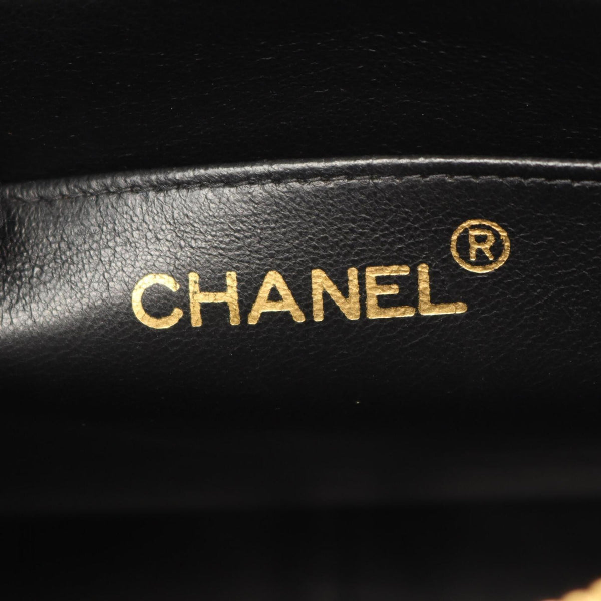 Chanel Matelasse Black Leather Backpack Handbag (Pre-Owned)