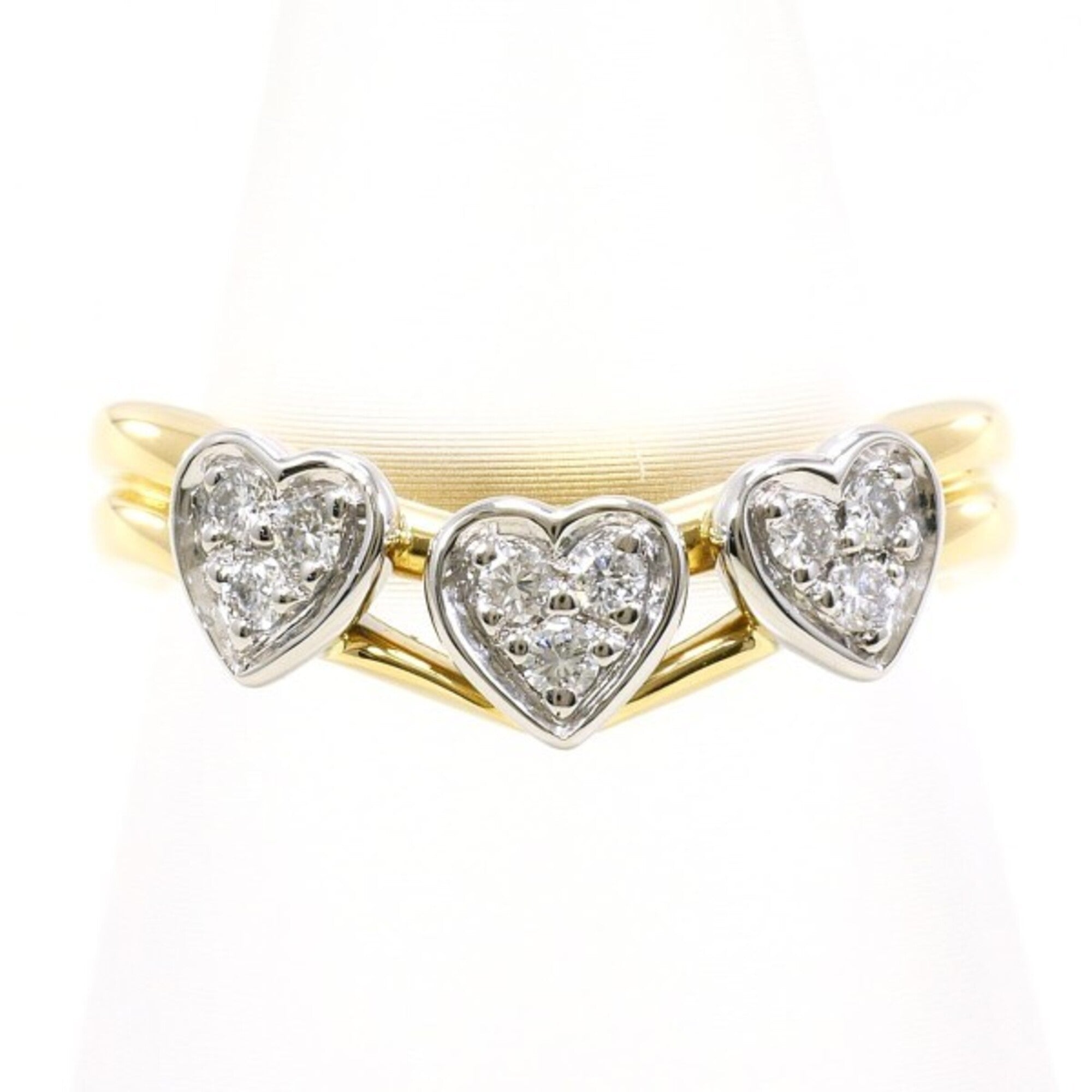 Unbranded Platinum Yellow Gold Yellow Gold (18K) Platinum 900 Band Ring (Pre-Owned)