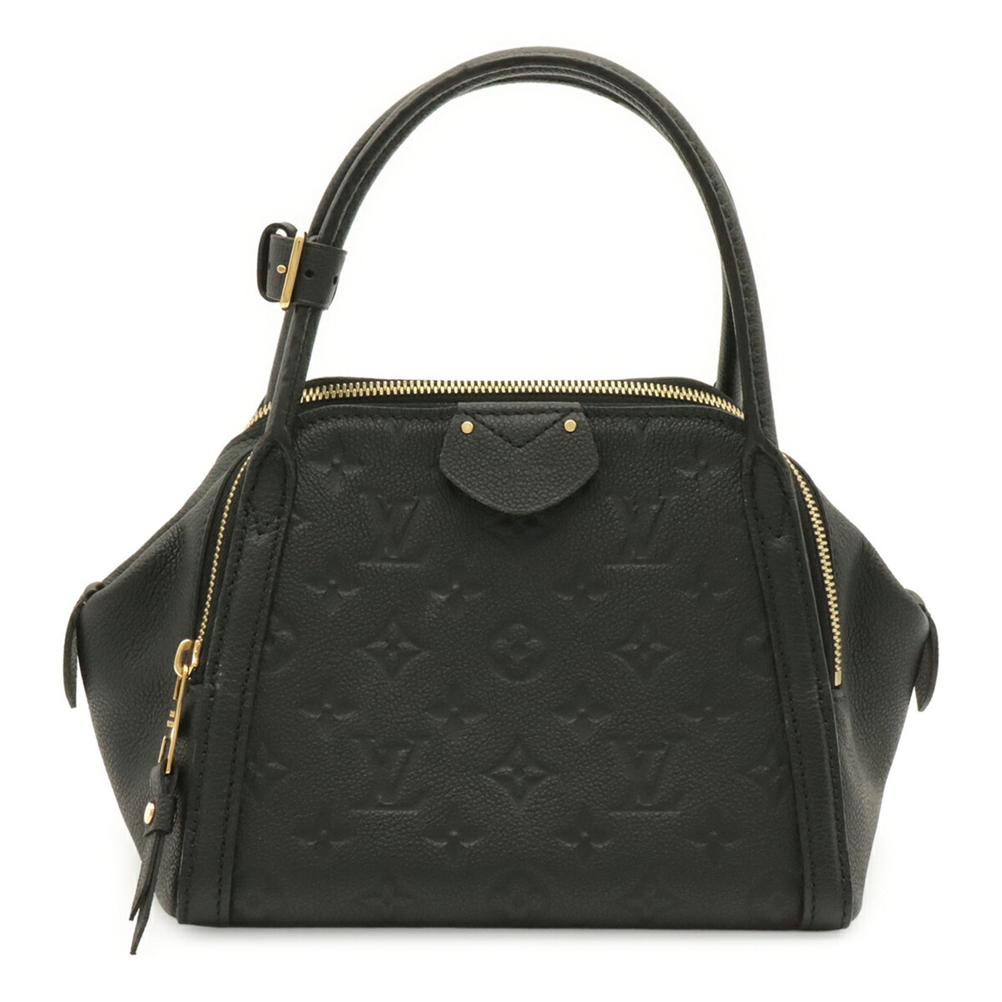 Louis Vuitton Noir Monogram Empreinte Leather Handbag (Pre-Owned)