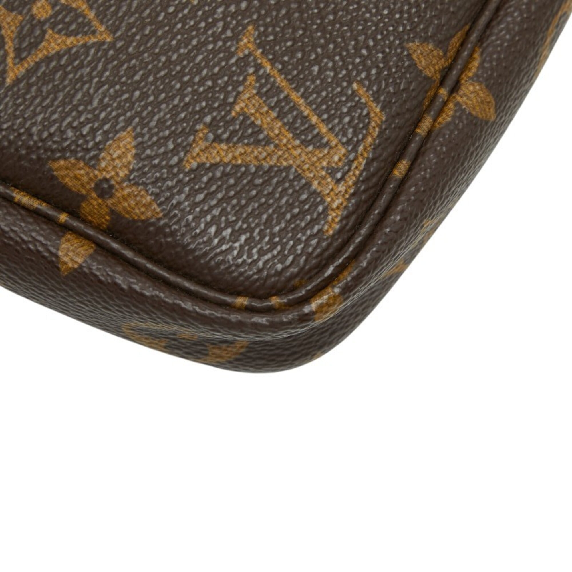 Louis Vuitton Brown Pvc Leather Handbag (Pre-Owned)