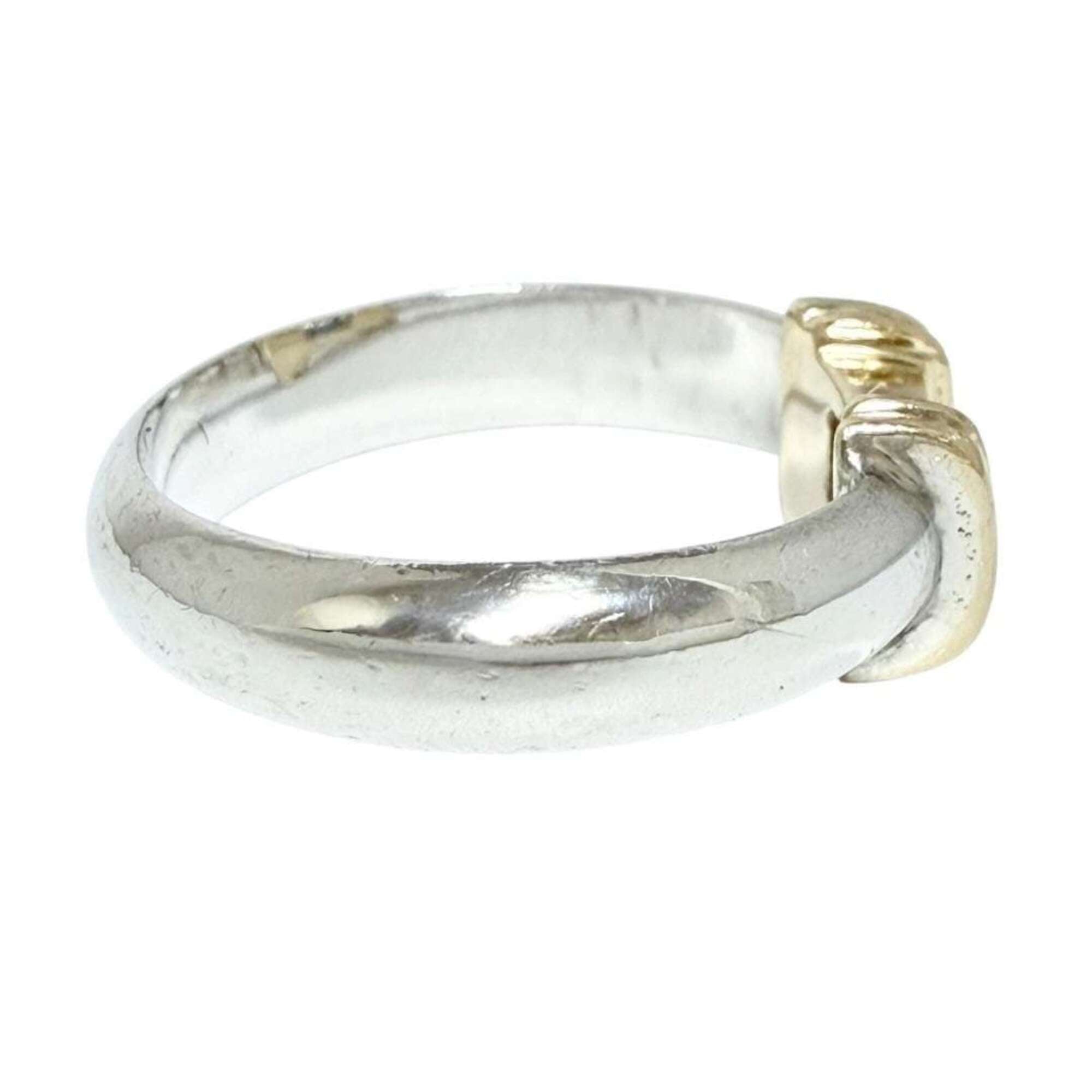 Tiffany Silver 925 Yellow Gold (14K) Band Ring (Pre-Owned)