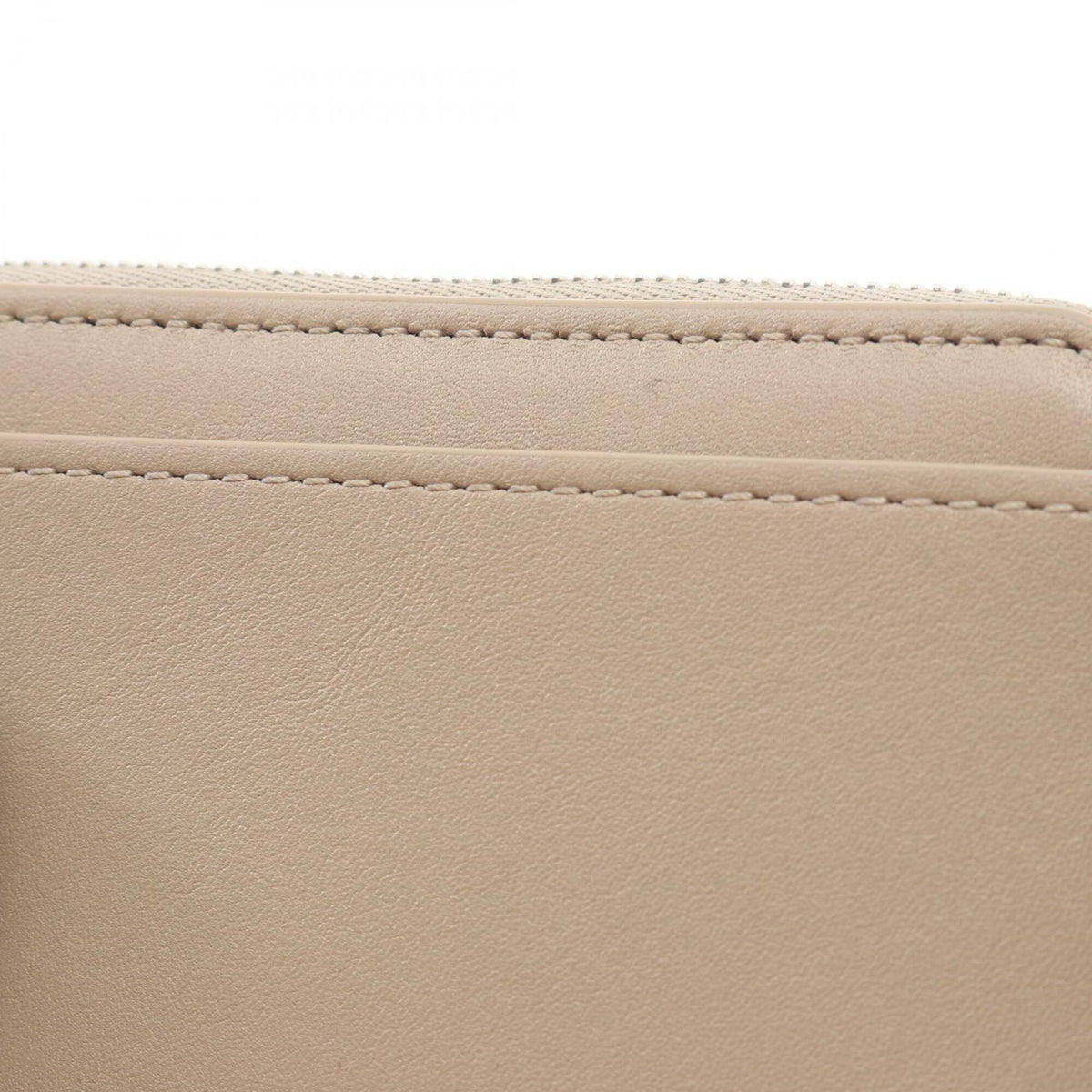 Loewe Beige Leather Coin Purse/Coin Case (Pre-Owned)