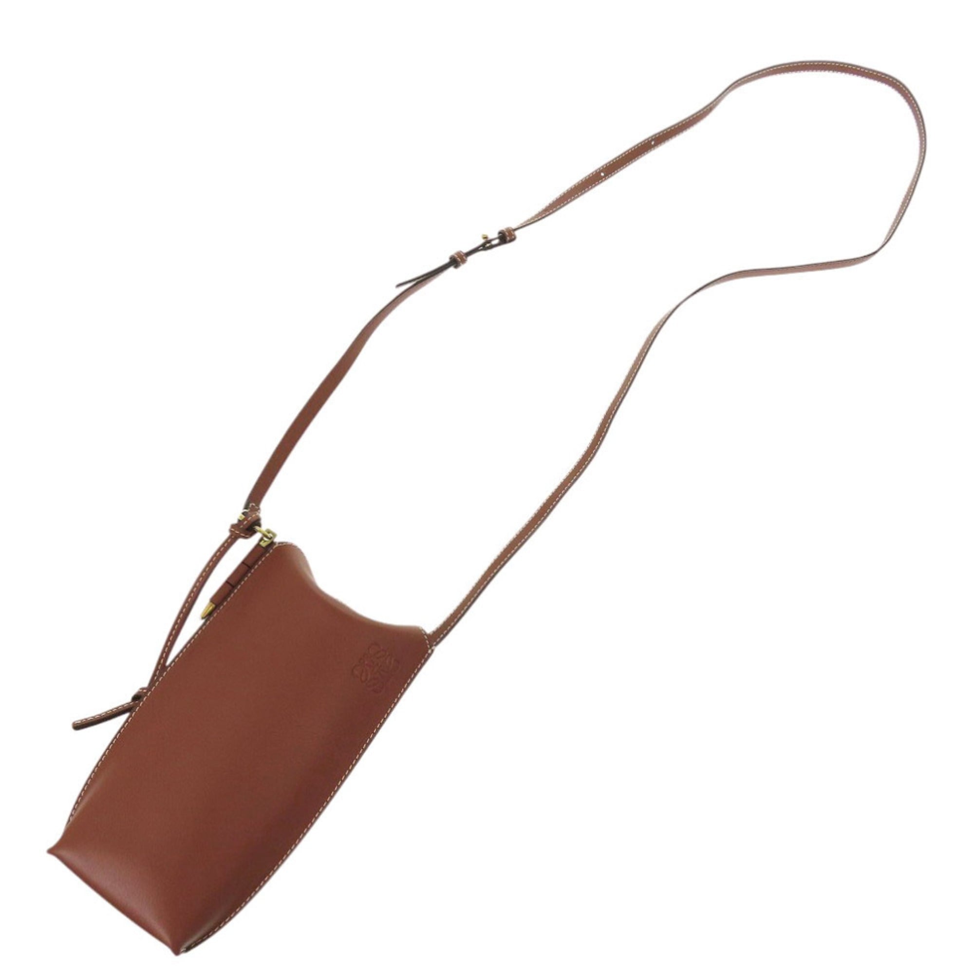 Loewe Brown Leather Shoulder Bag (Pre-Owned)