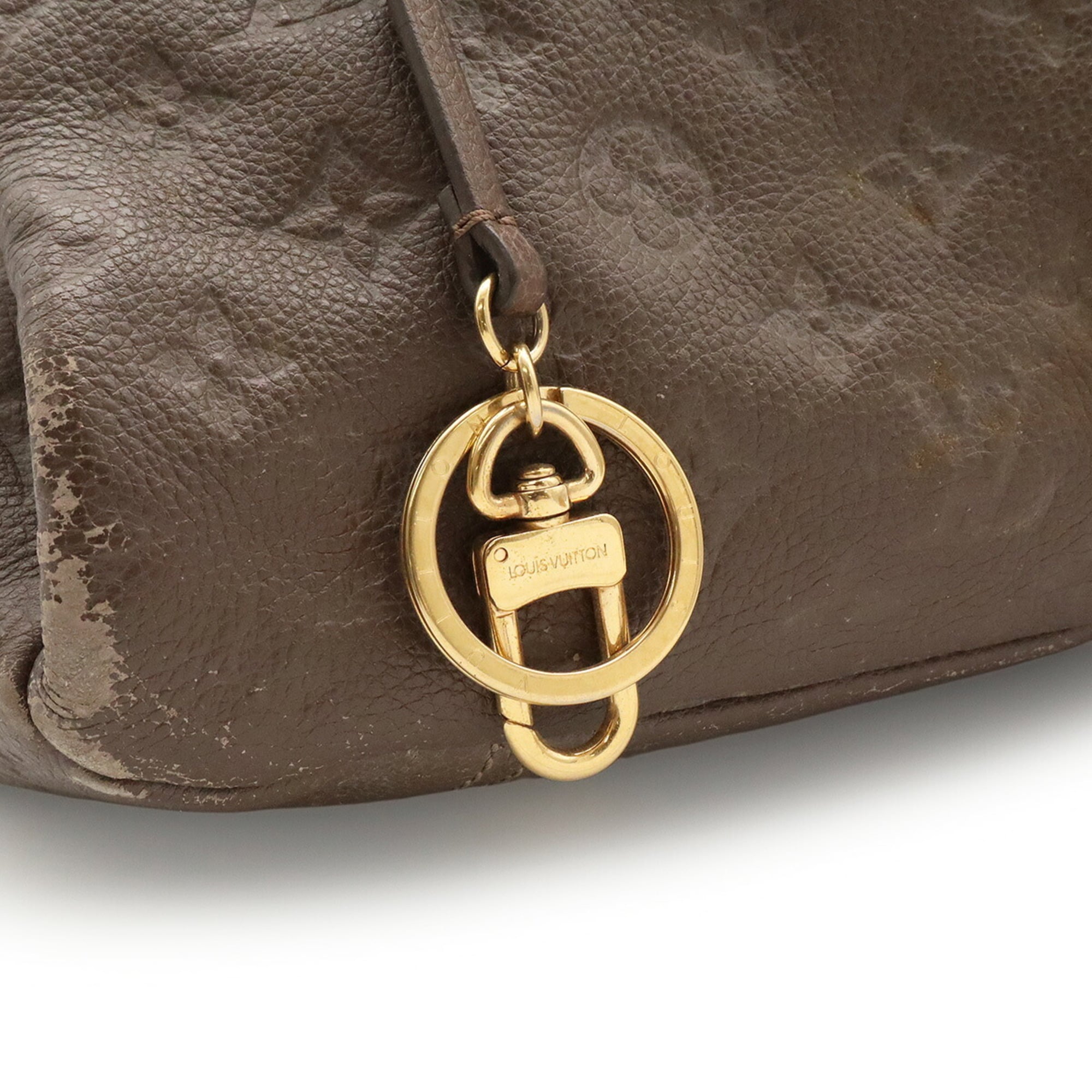 Louis Vuitton Brown Monogram Empreinte Shoulder Bag Tote Bag (Pre-Owned)