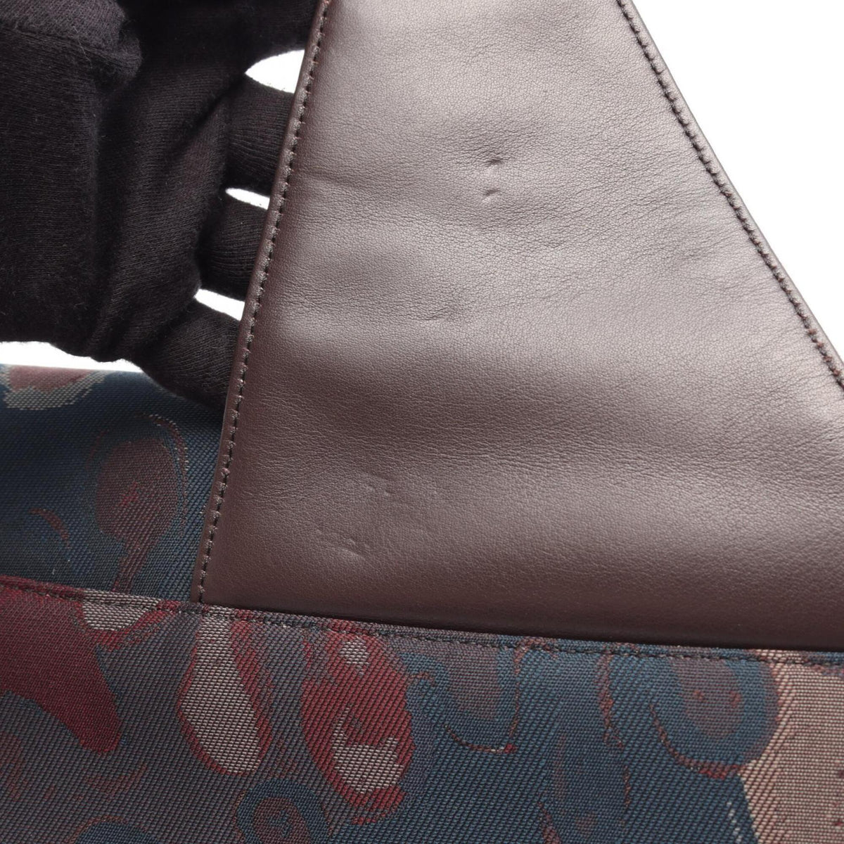 Christian Dior Brown Multi-Color Canvas Fanny Pack Handbag Saddle Bag (Pre-Owned)