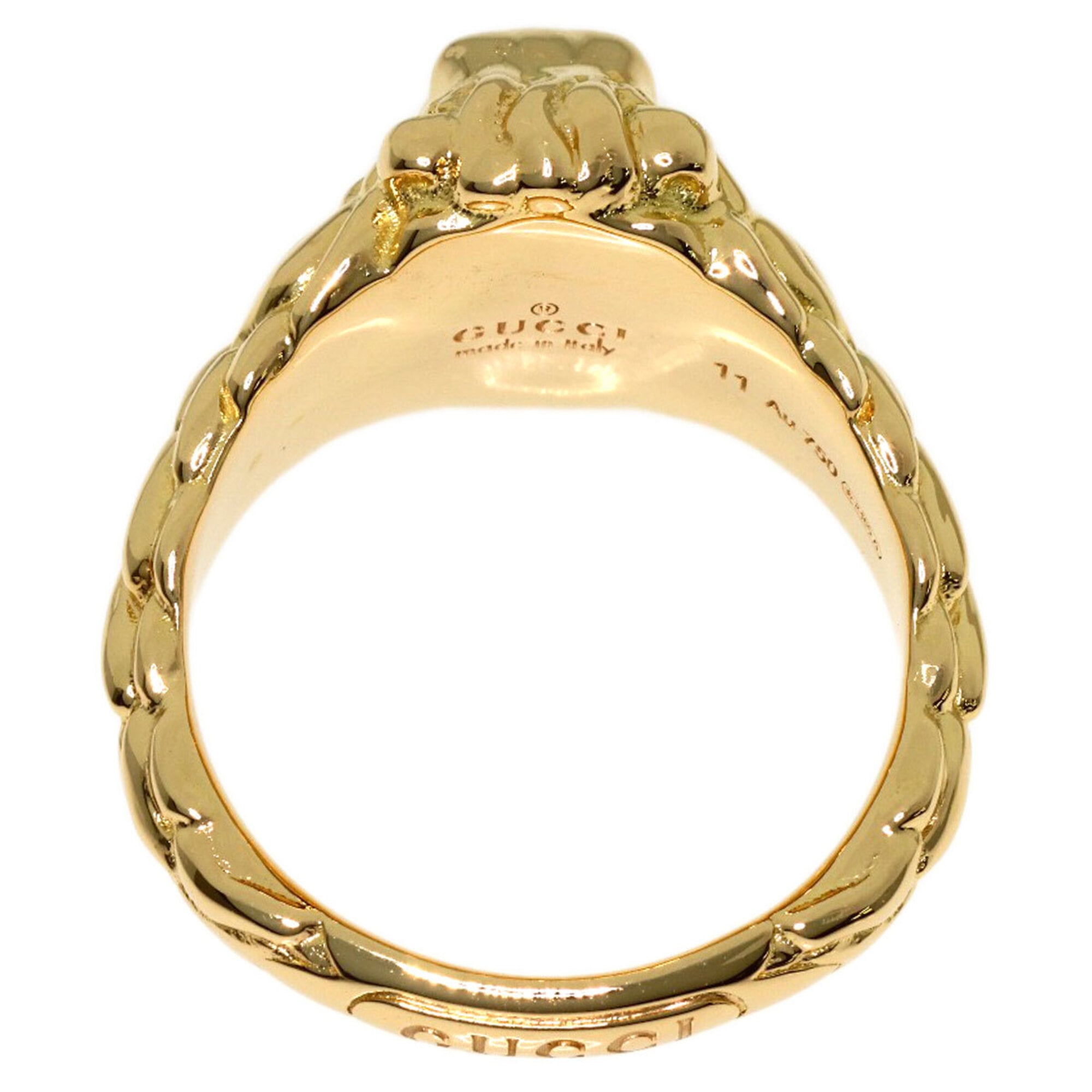 Gucci Yellow Gold (18K) Band Ring (Pre-Owned)