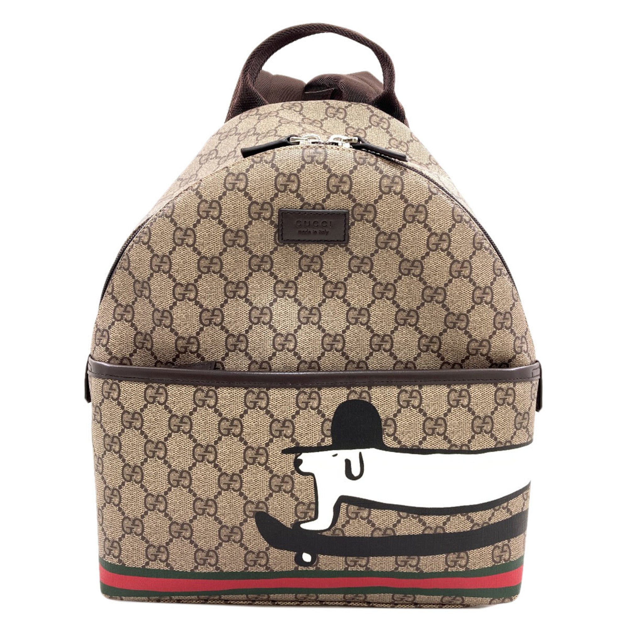 Gucci Brown Pvc Backpack (Pre-Owned)