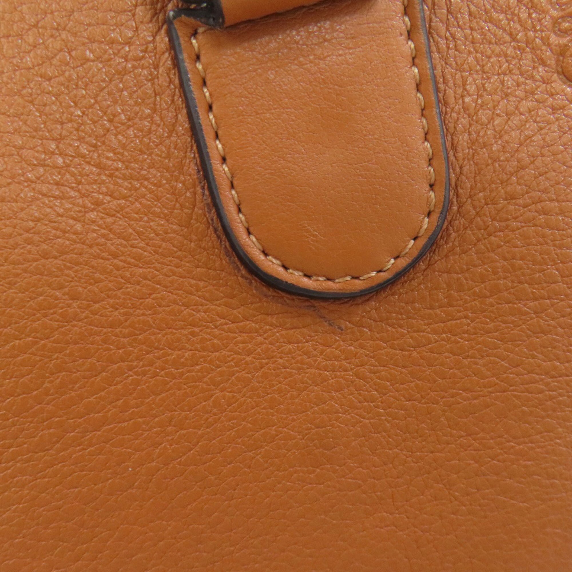 Loewe Amazona Brown Leather Handbag (Pre-Owned)