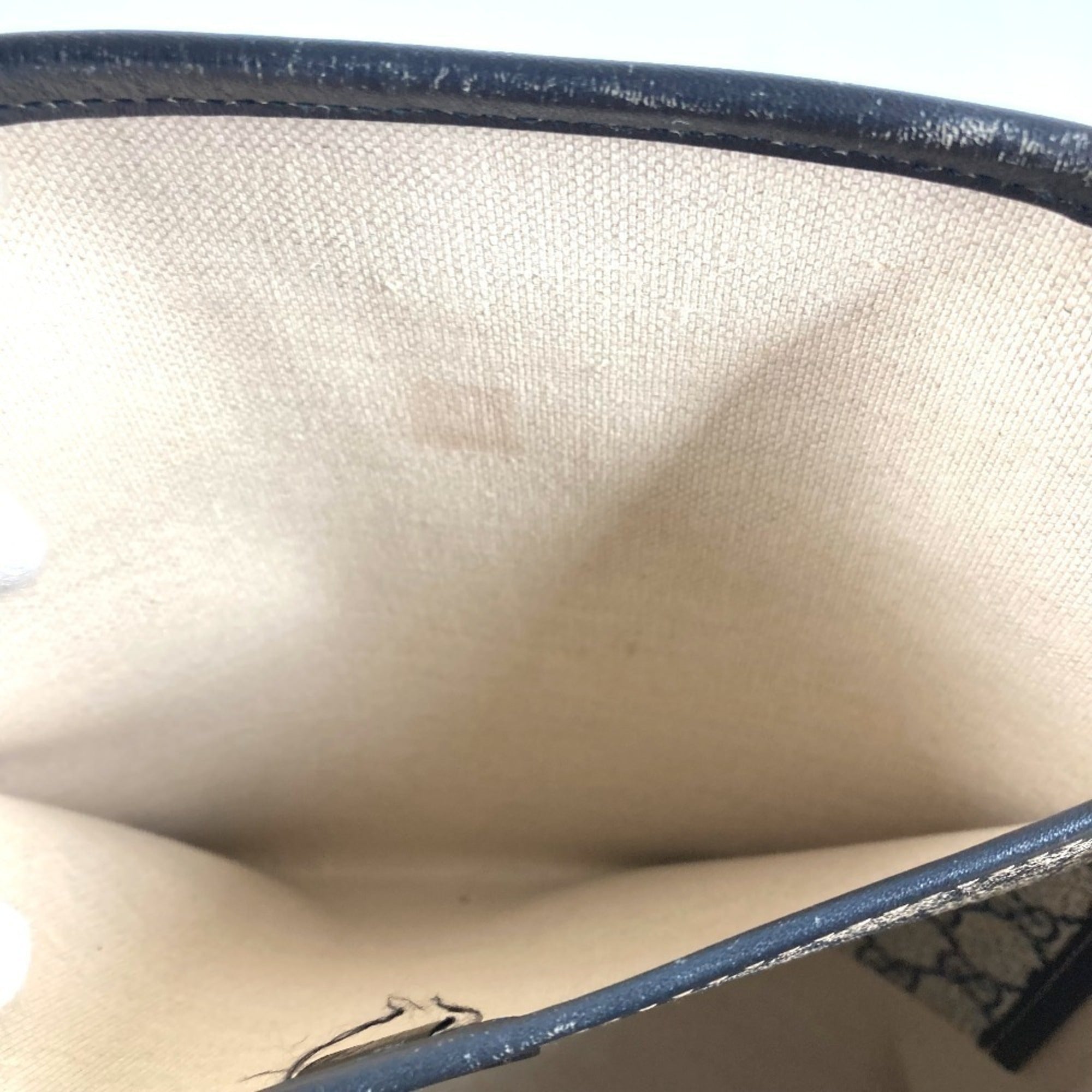 Gucci Sherry Line Navy Gg Supreme Shoulder Bag Tote Bag (Pre-Owned)