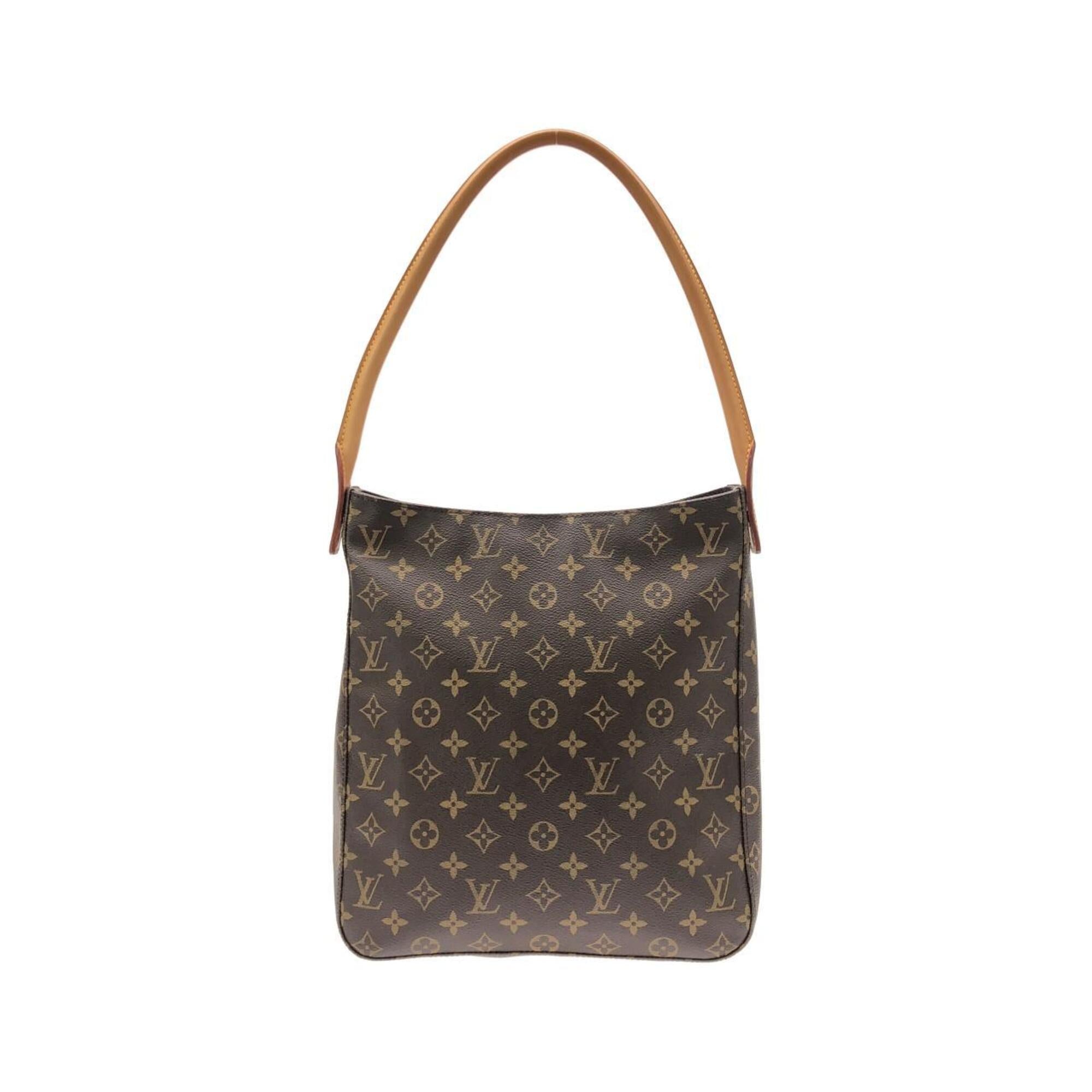 Louis Vuitton Marron Coated Canvas Shoulder Bag (Pre-Owned)