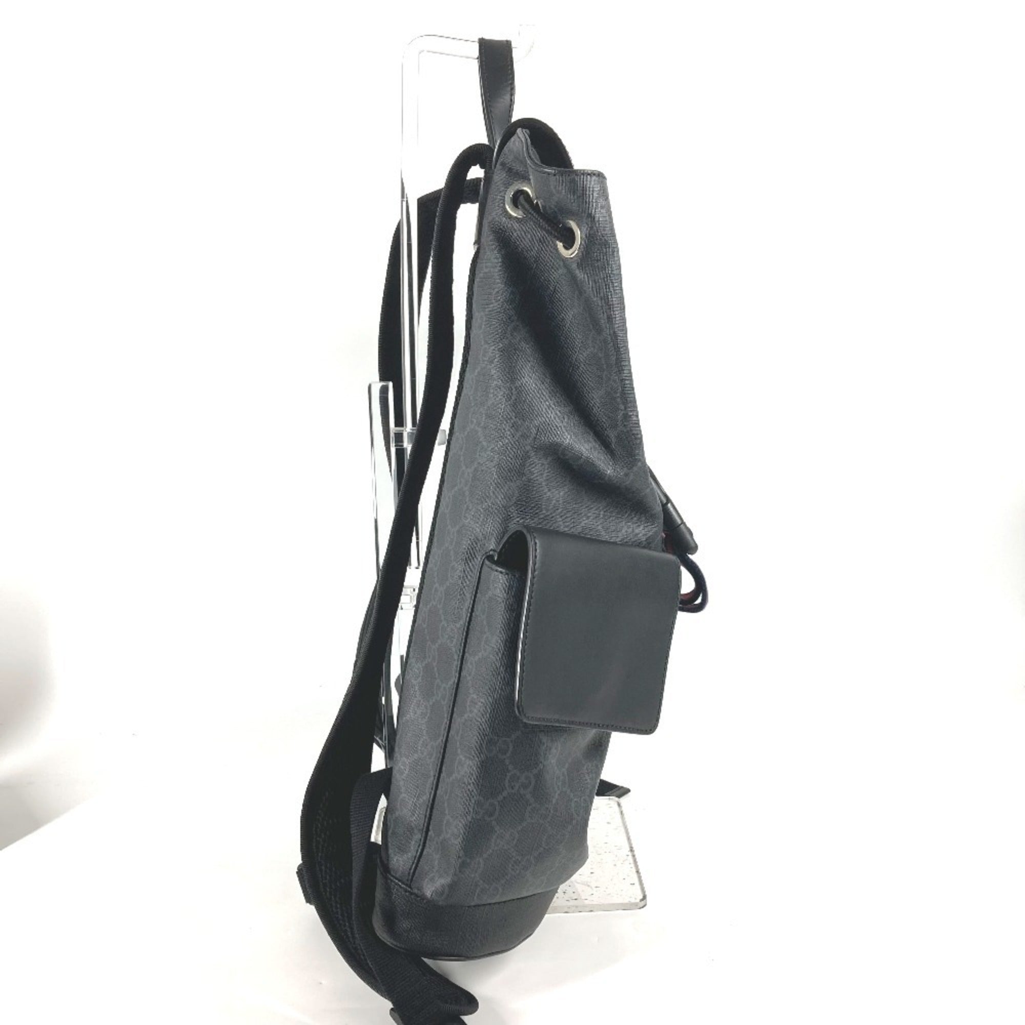 Gucci Black Gg Supreme Backpack (Pre-Owned)