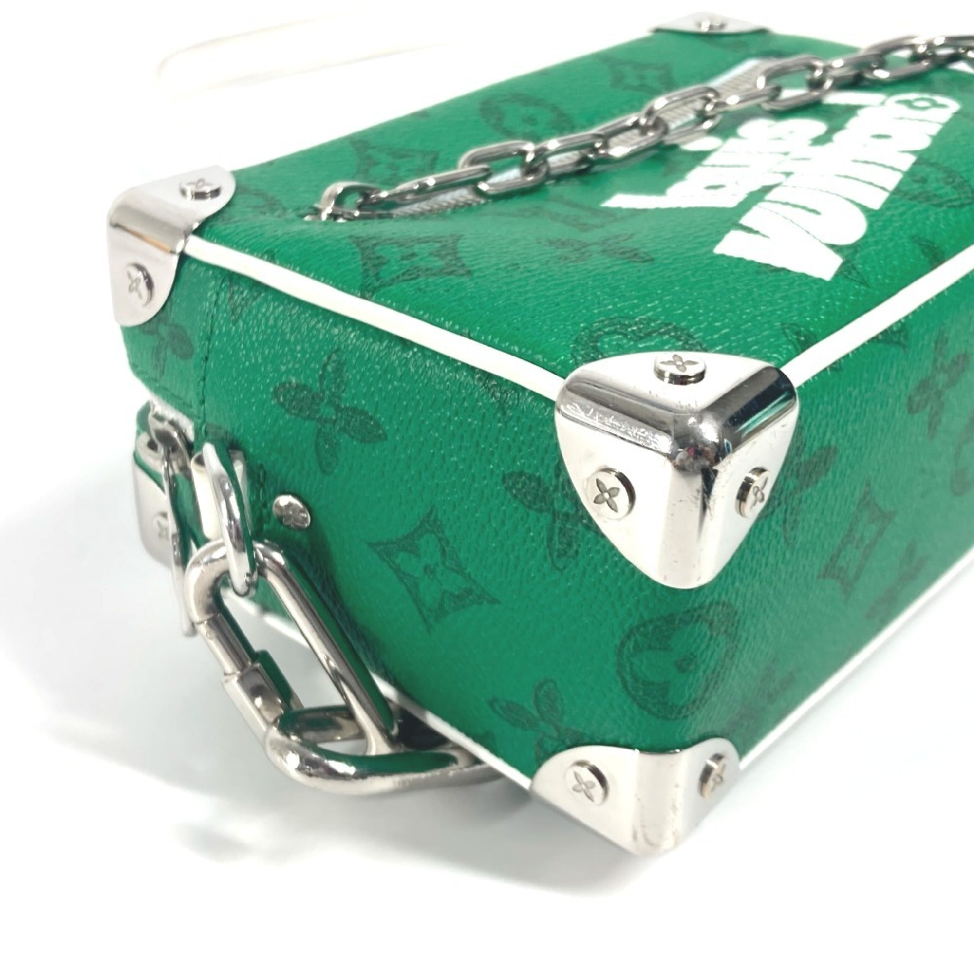 Louis Vuitton Monogram Green Monogram Pochette Shoulder Bag (Pre-Owned)