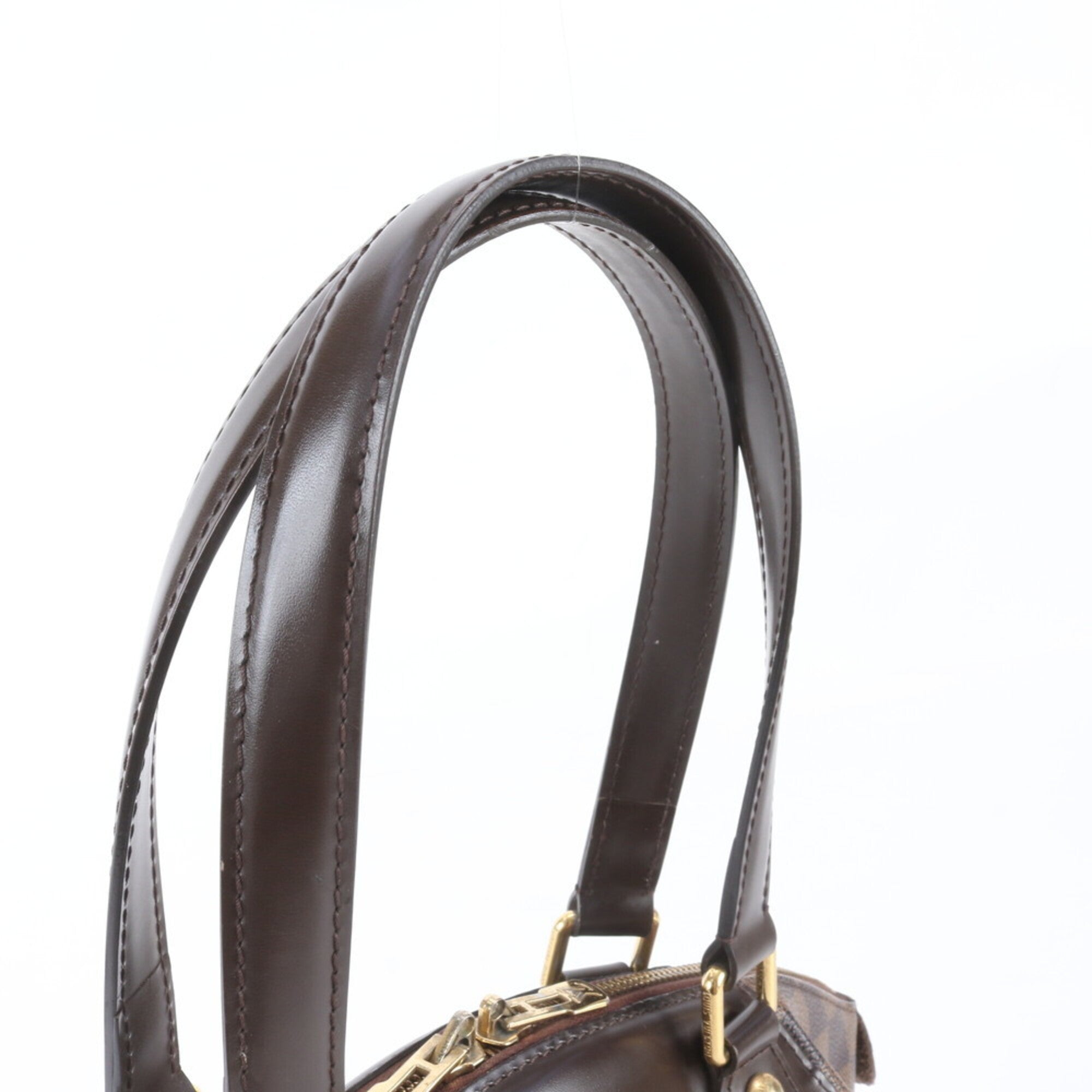 Louis Vuitton Ebene Leather Coated Canvas Handbag Shoulder Bag Tote Bag (Pre-Owned)