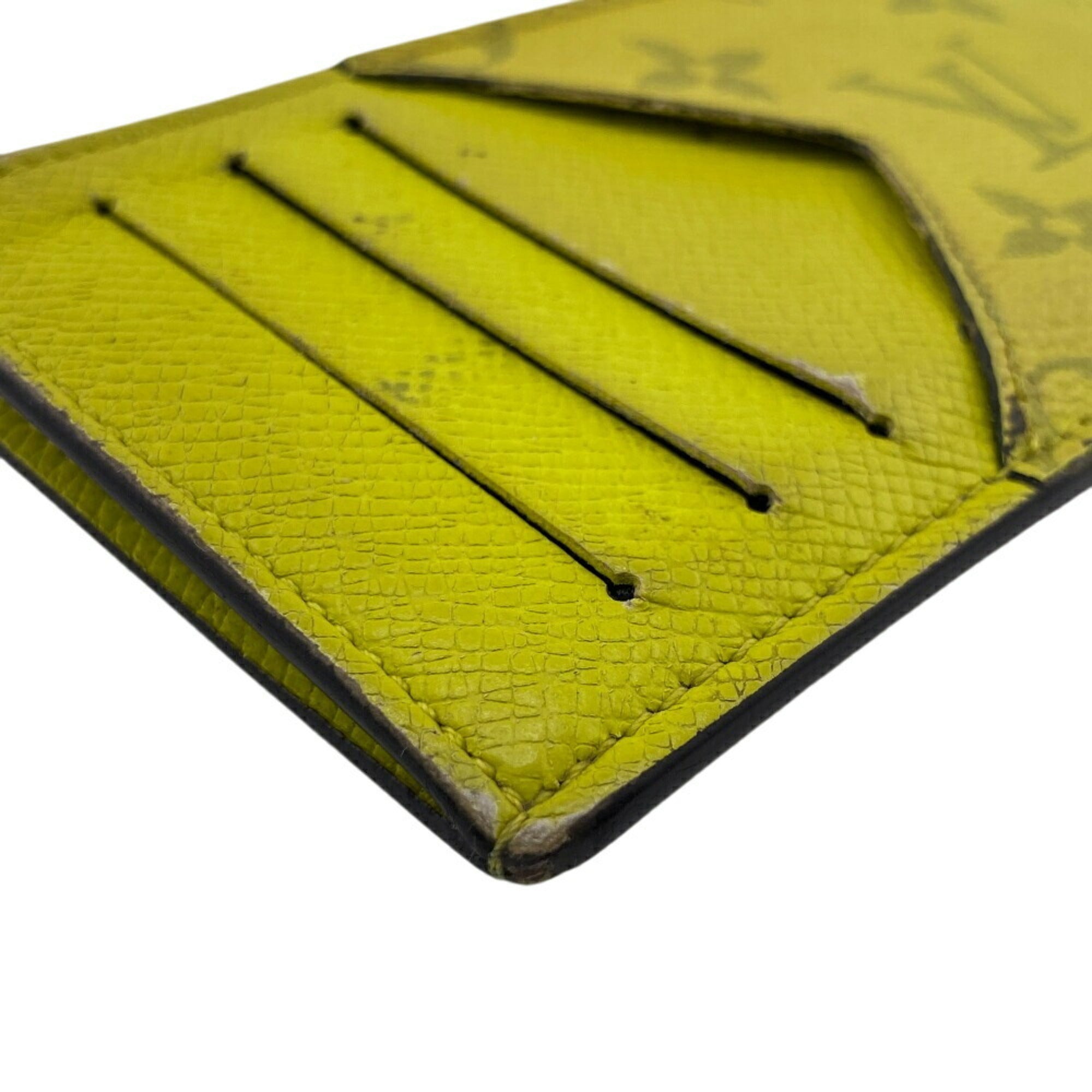 Louis Vuitton Yellow Taigarama Wallet (Bi-Fold) (Pre-Owned)