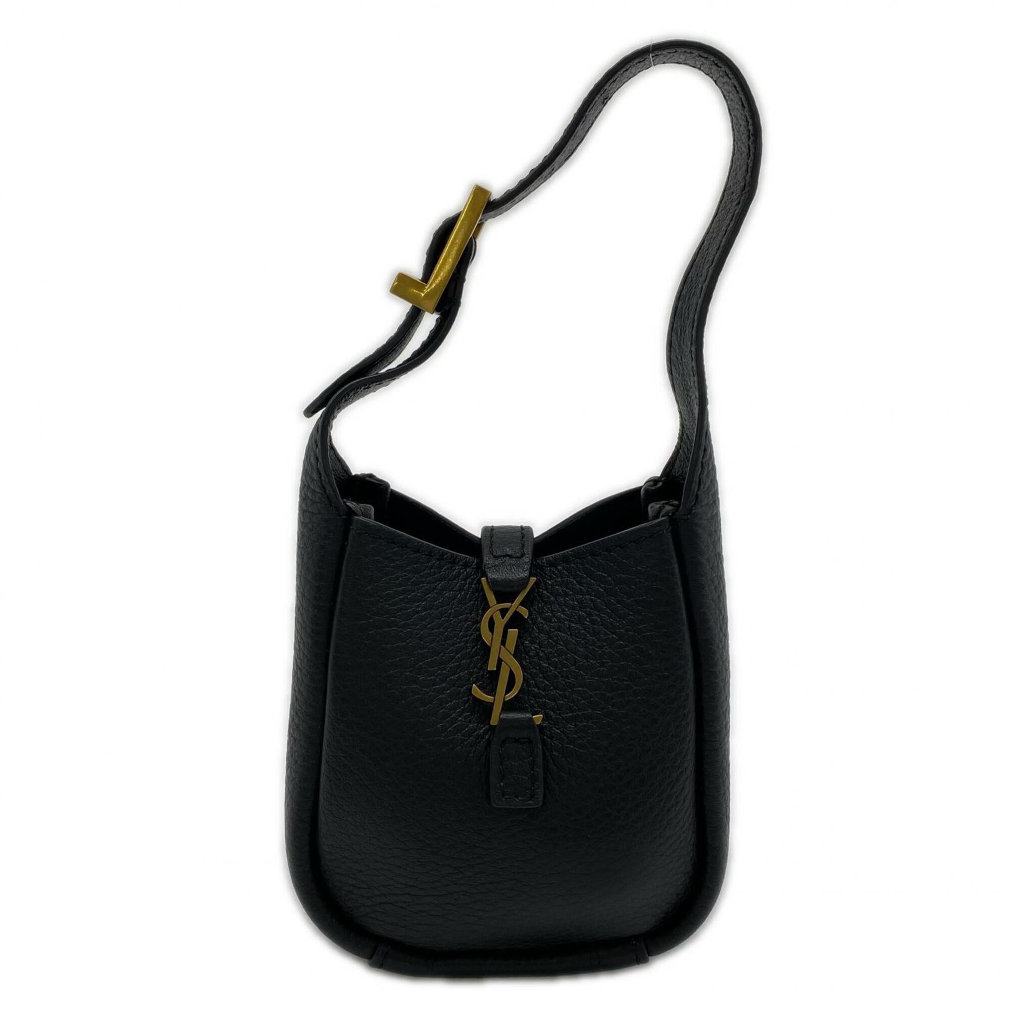 Yves Saint Laurent Black Leather Pouch (Pre-Owned)