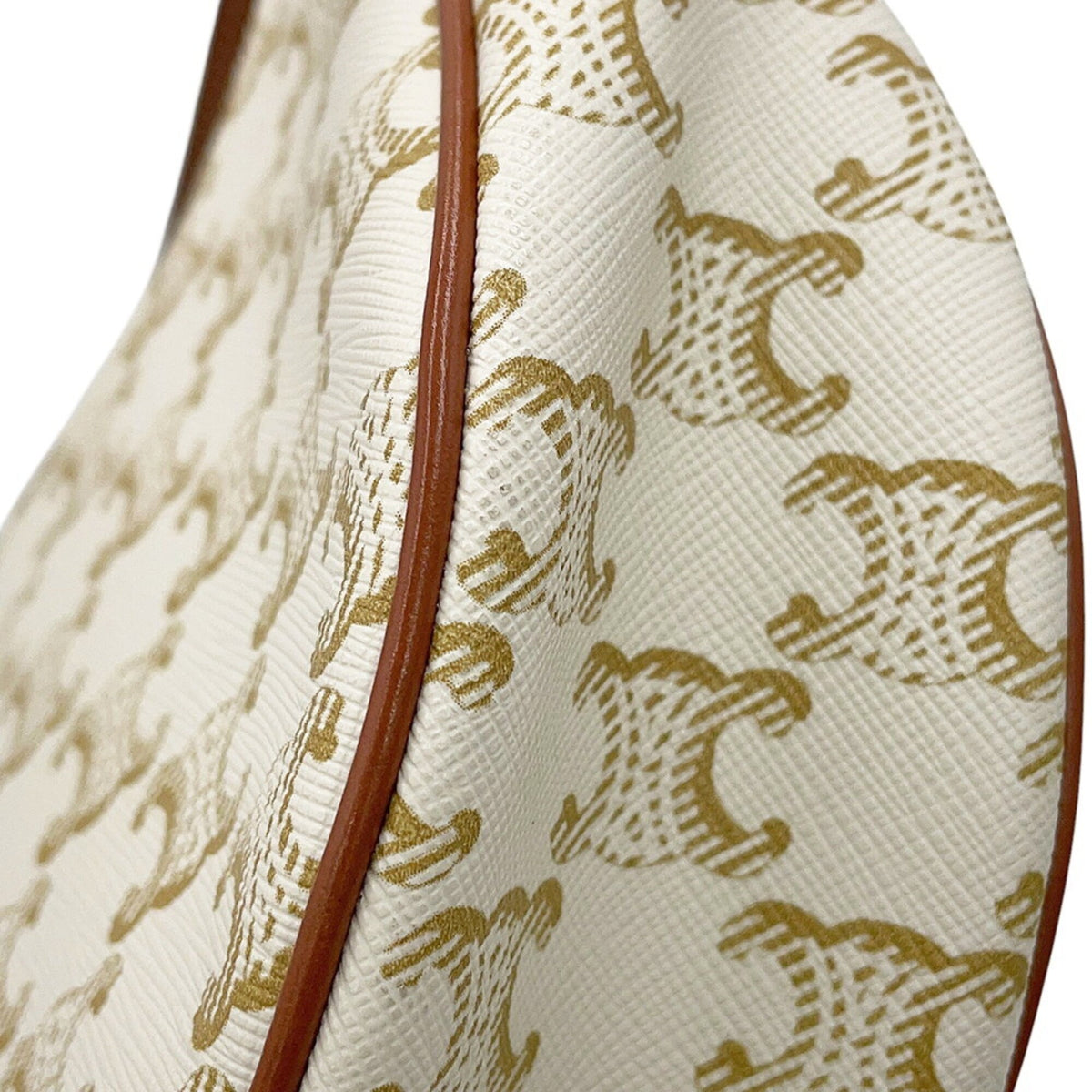 Celine White Leather Pvc Shoulder Bag (Pre-Owned)