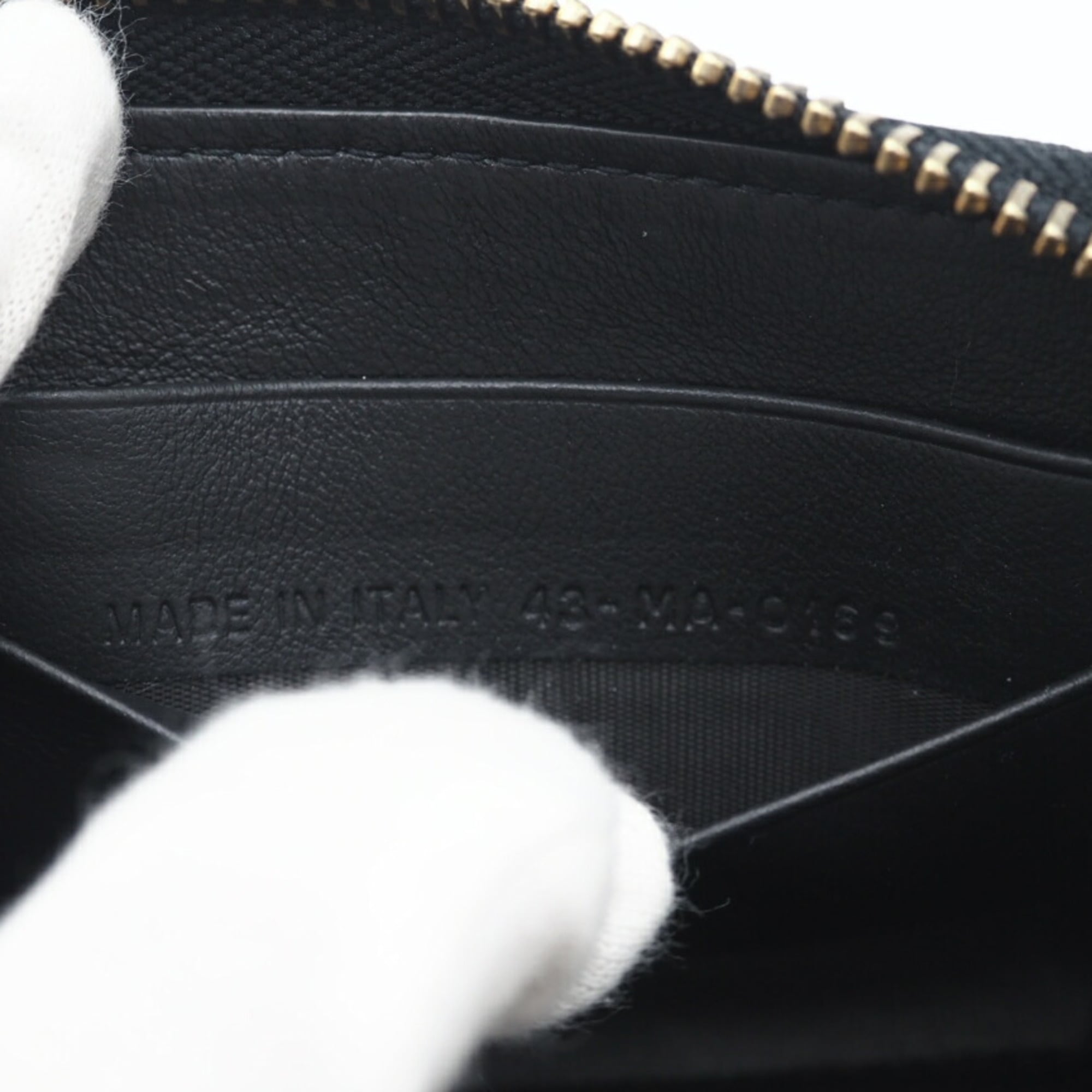 Christian Dior Black Leather Coin Purse/Coin Case (Pre-Owned)