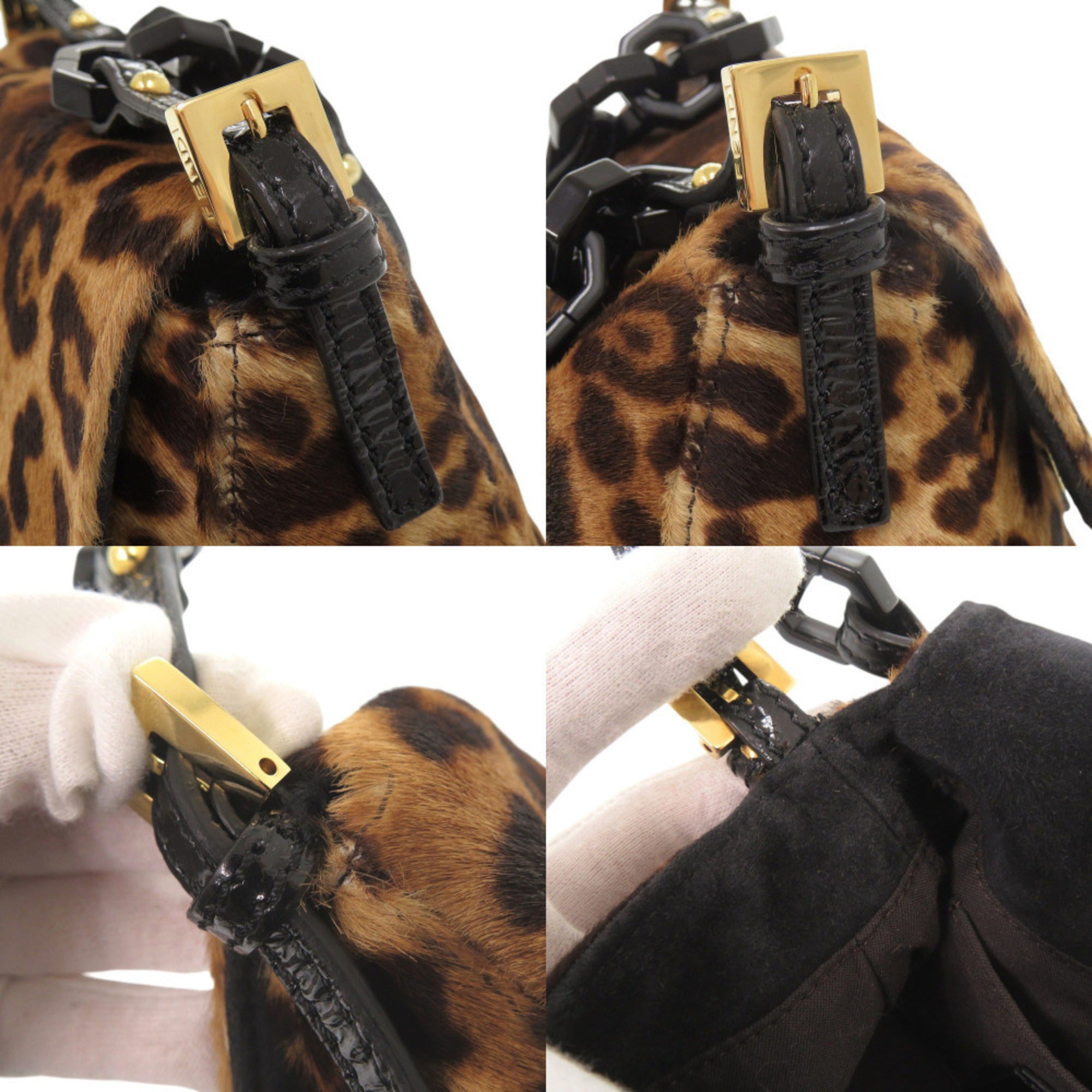 Fendi Brown Handbag Shoulder Bag (Pre-Owned)