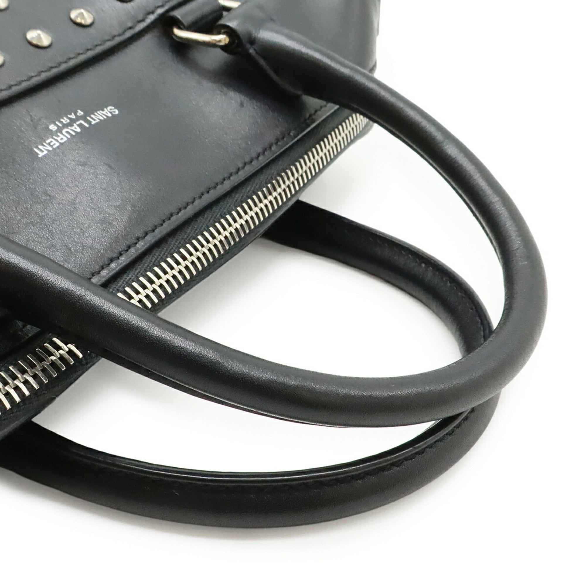 Yves Saint Laurent Black Leather Handbag (Pre-Owned)