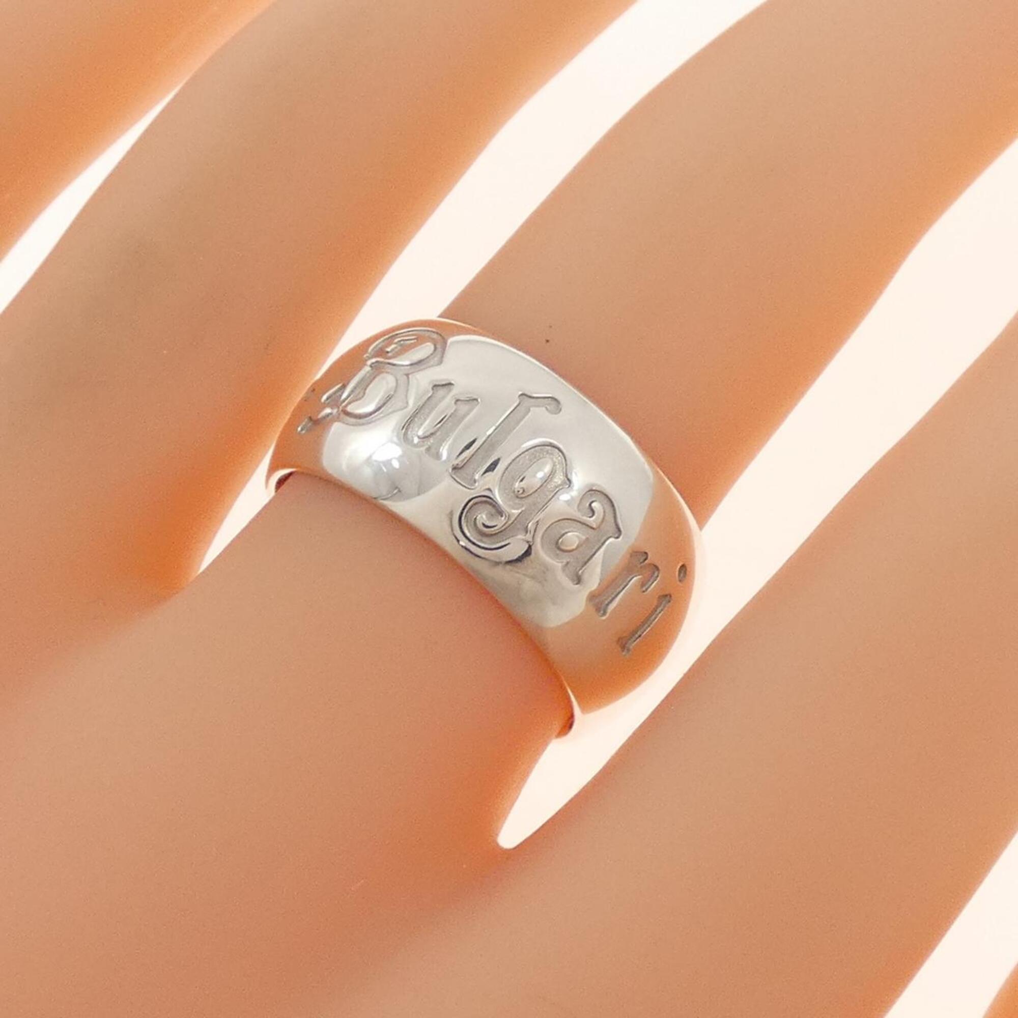 Bvlgari Silver 925 Band Ring (Pre-Owned)