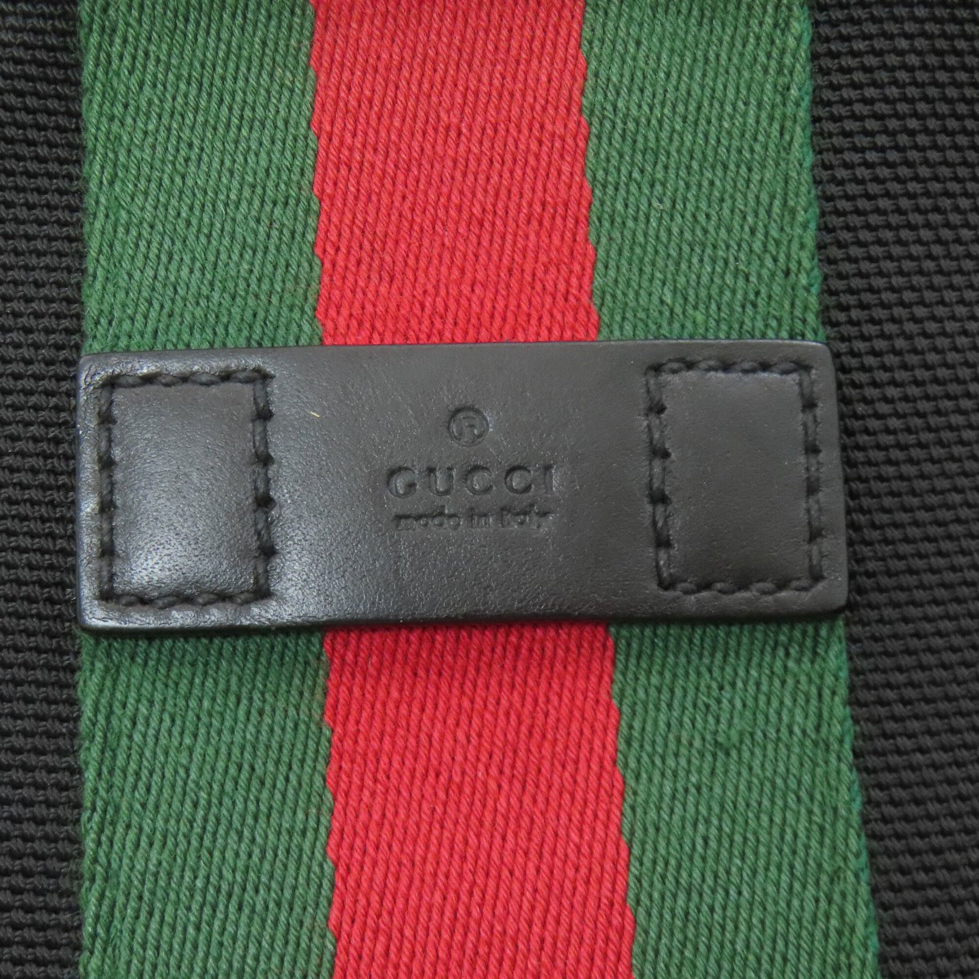 Gucci Black Canvas Shoulder Bag (Pre-Owned)