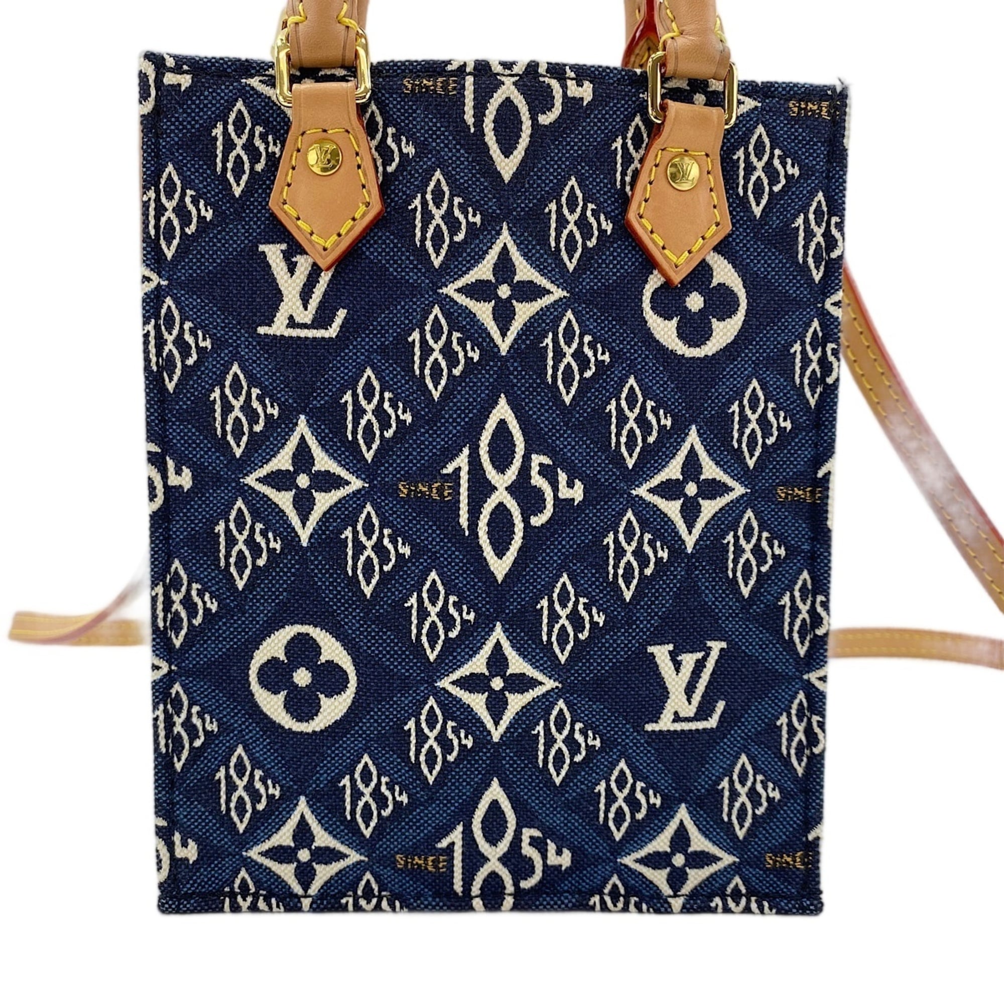 Louis Vuitton Navy Handbag (Pre-Owned)