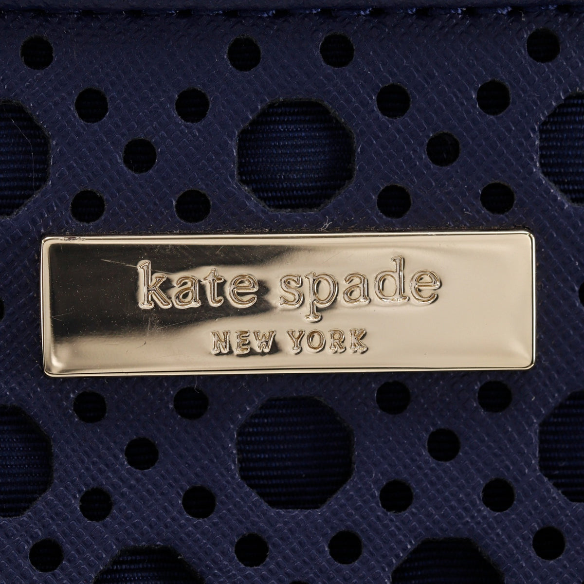 Kate Spade Navy Leather Handbag (Pre-Owned)
