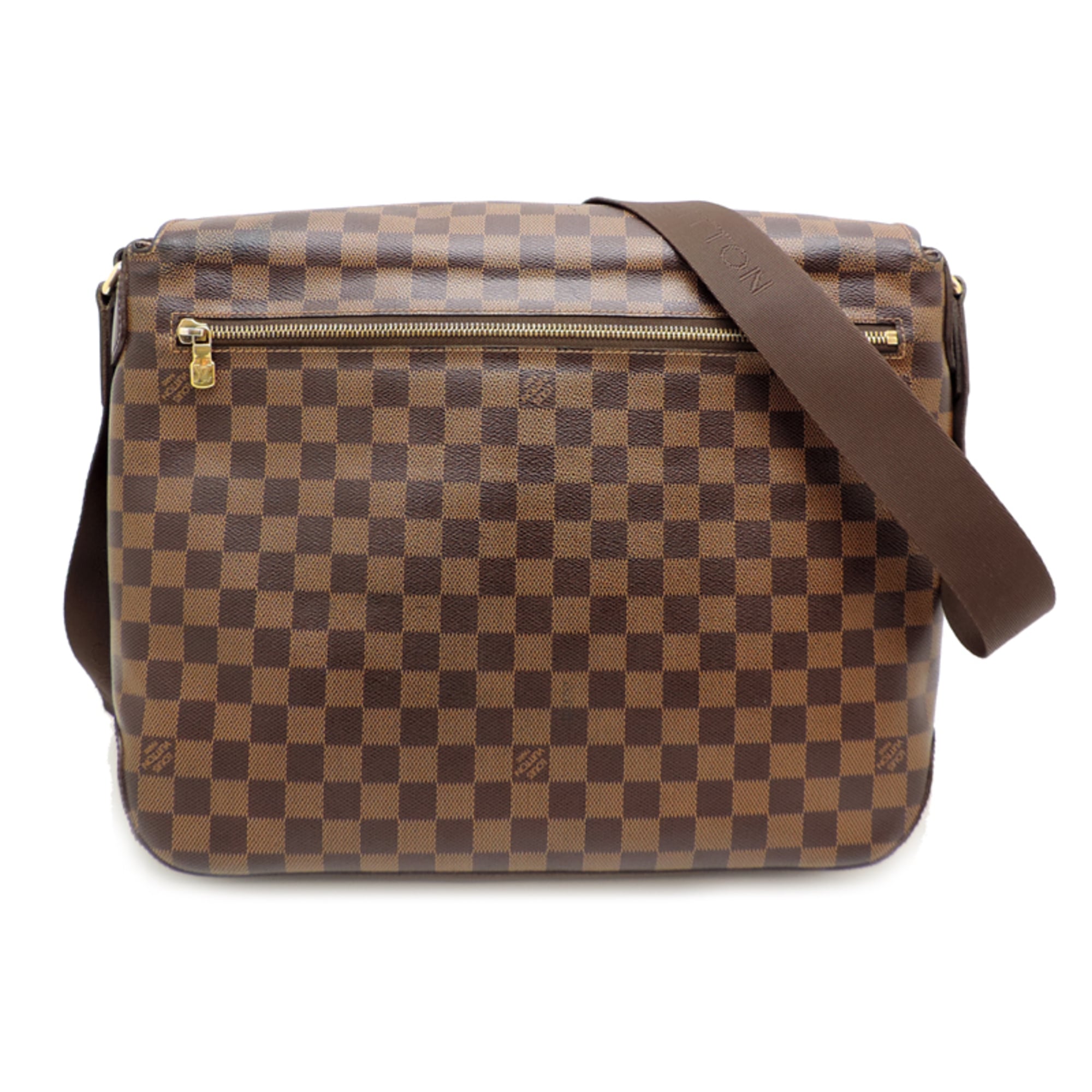 Louis Vuitton Brown Ebene Damier Canvas Shoulder Bag (Pre-Owned)