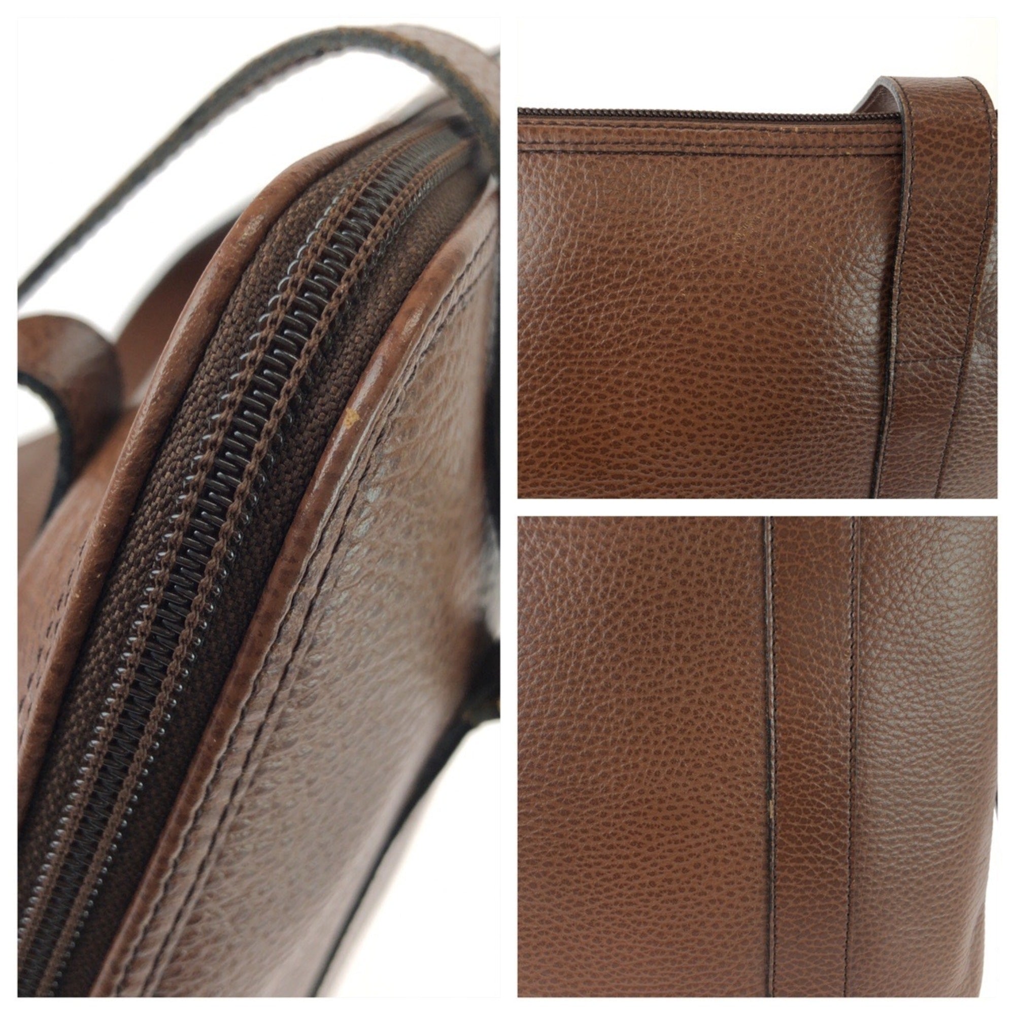 Christian Dior Brown Leather Shoulder Bag (Pre-Owned)