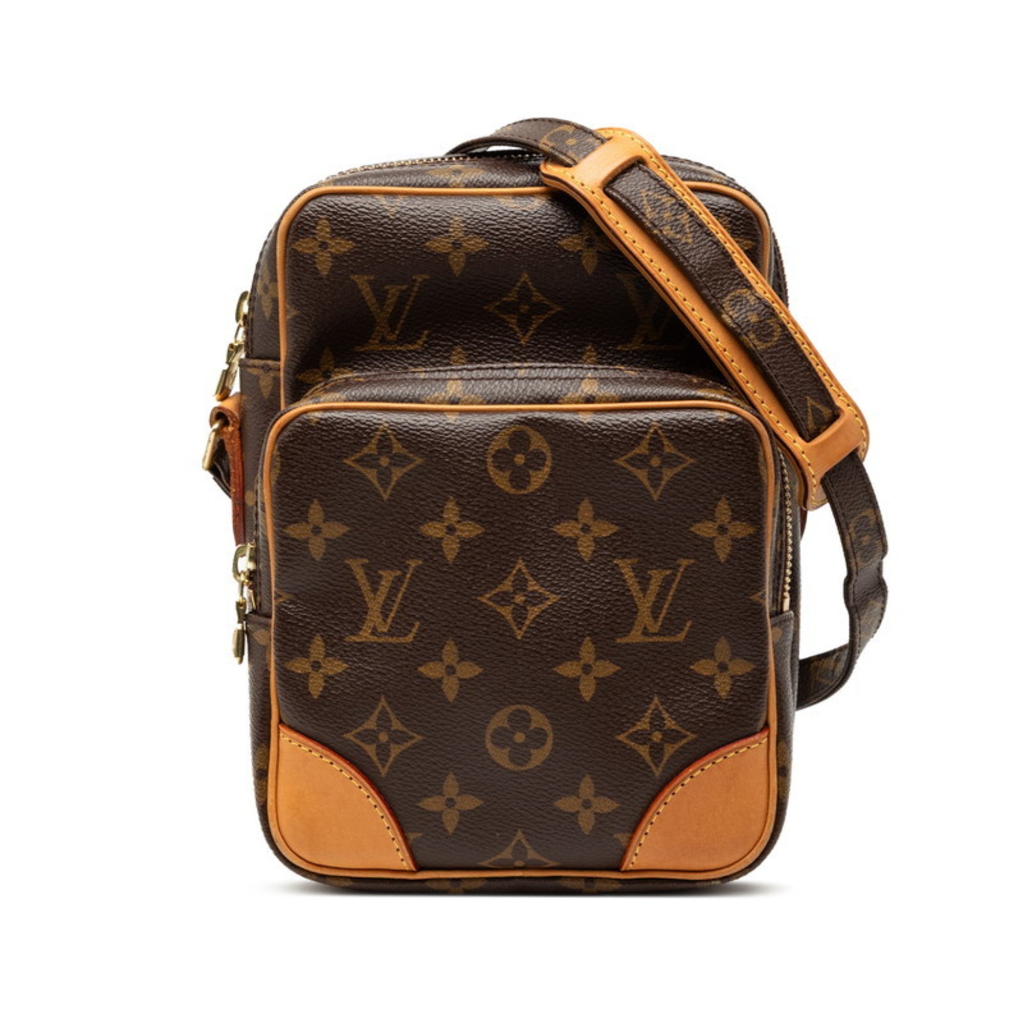 Louis Vuitton Brown Pvc Leather Shoulder Bag (Pre-Owned)