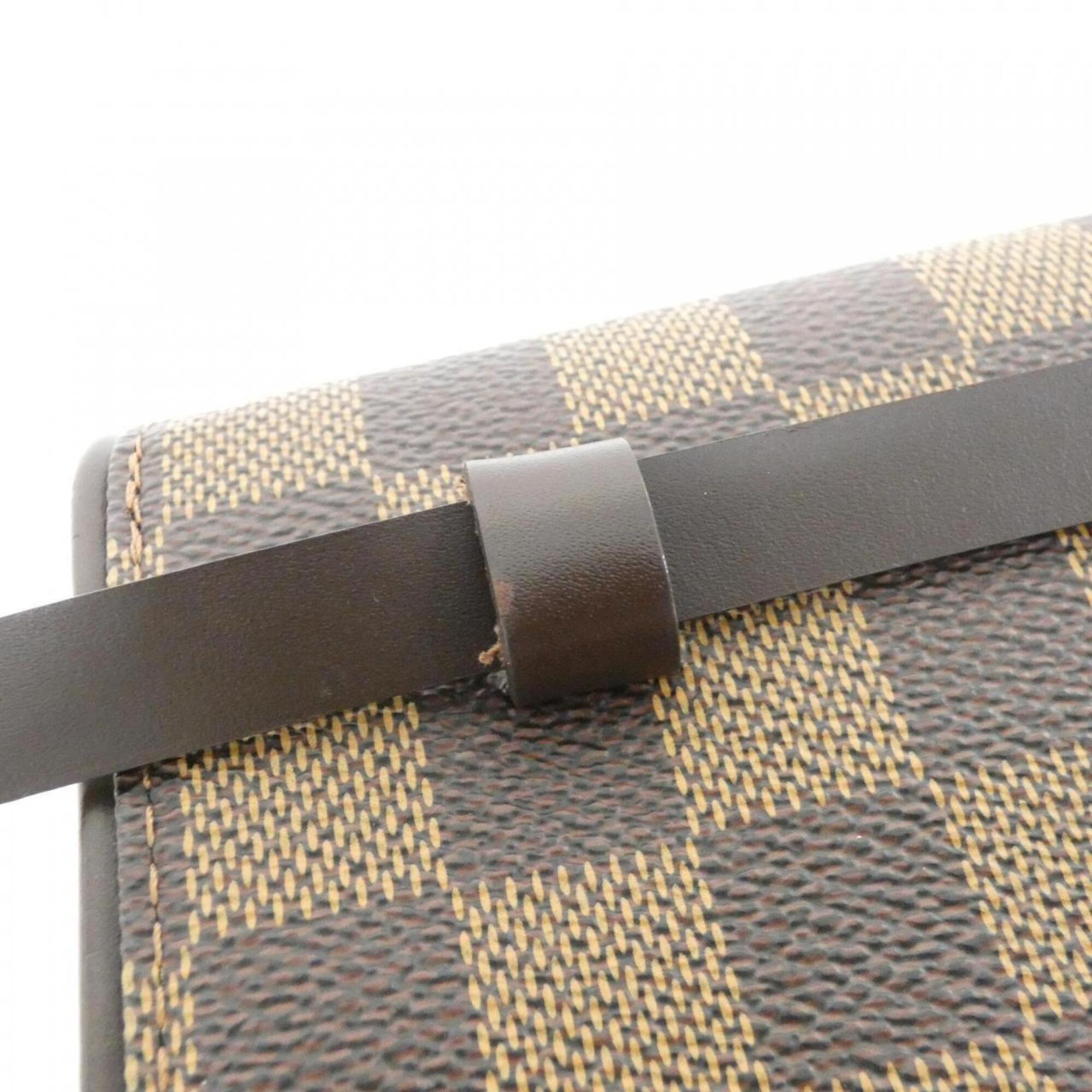 Louis Vuitton Ebene Coated Canvas Fanny Pack Pochette (Pre-Owned)