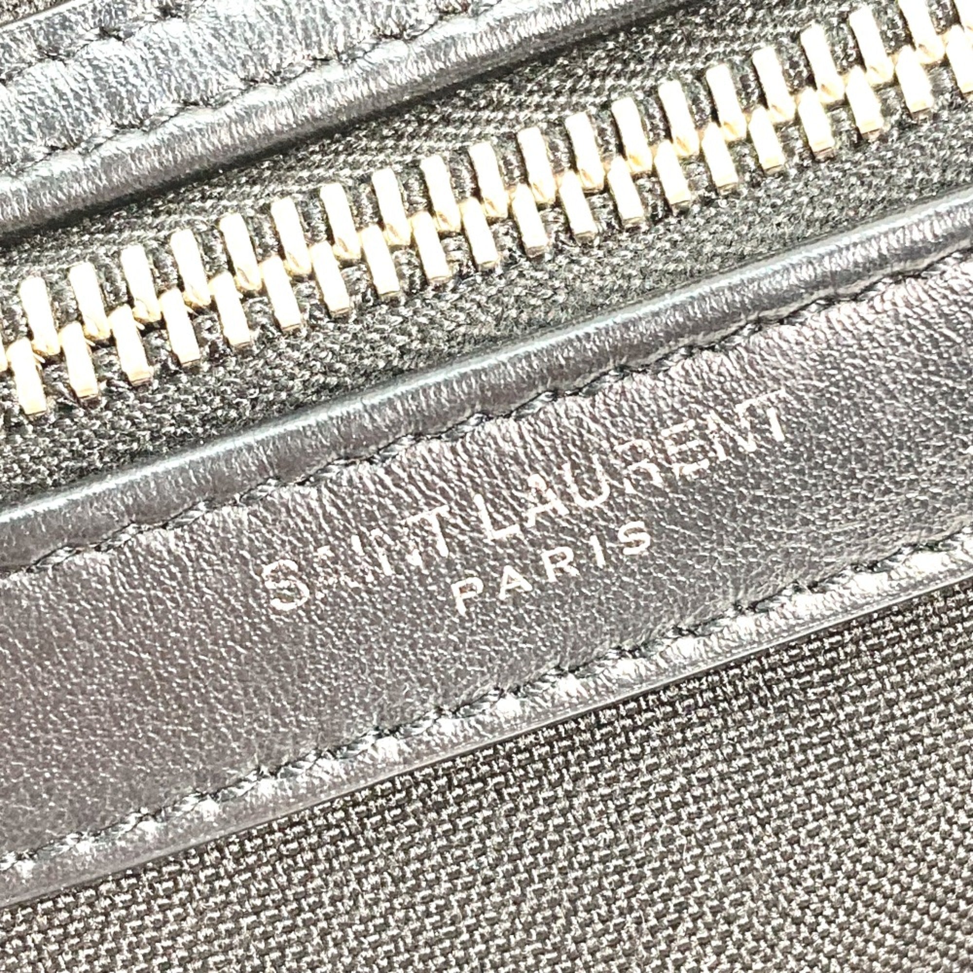 Saint Laurent Black Leather Backpack (Pre-Owned)