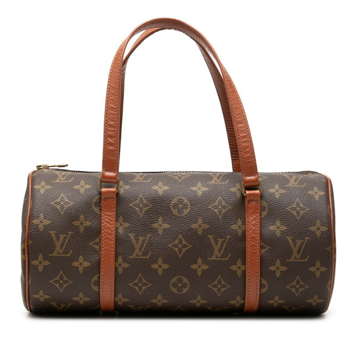 Louis Vuitton Monogram Brown Pvc Leather Handbag (Pre-Owned)