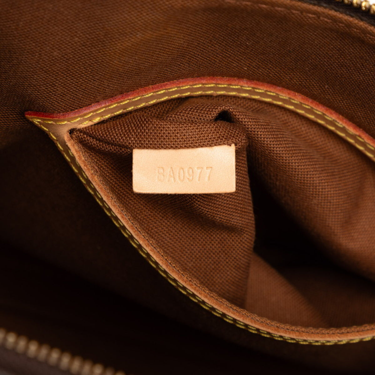 Louis Vuitton Brown Pvc Leather Handbag (Pre-Owned)
