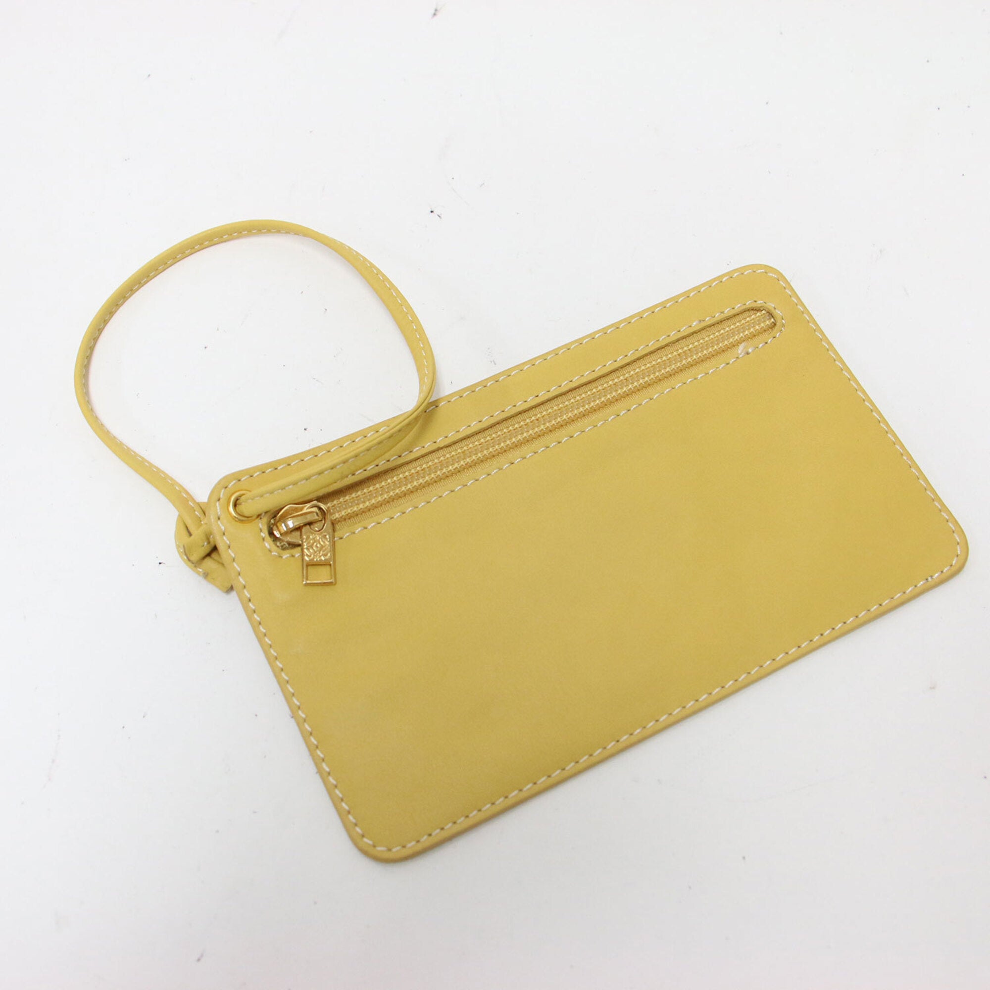Loewe Yellow Leather Backpack (Pre-Owned)