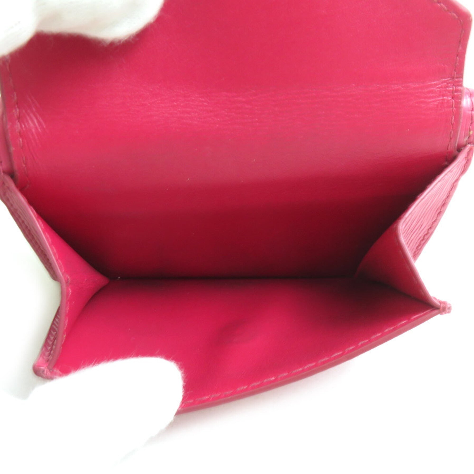 Prada Pink Leather Wallet (Tri-Fold) (Pre-Owned)