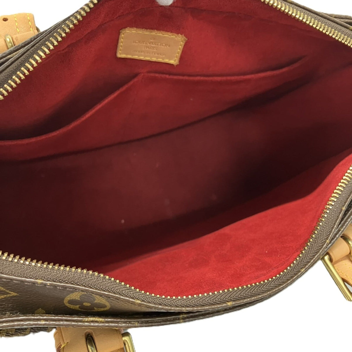 Louis Vuitton Monogram Brown Monogram Leather Shoulder Bag Tote Bag (Pre-Owned)
