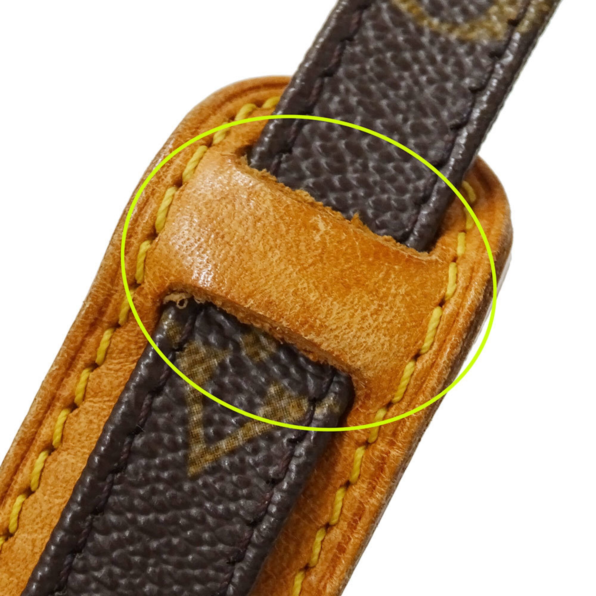 Louis Vuitton Brown Monogram Canvas Shoulder Bag (Pre-Owned)
