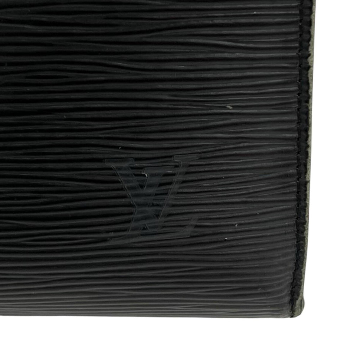Louis Vuitton Black Epi Leather Handbag Tote Bag (Pre-Owned)