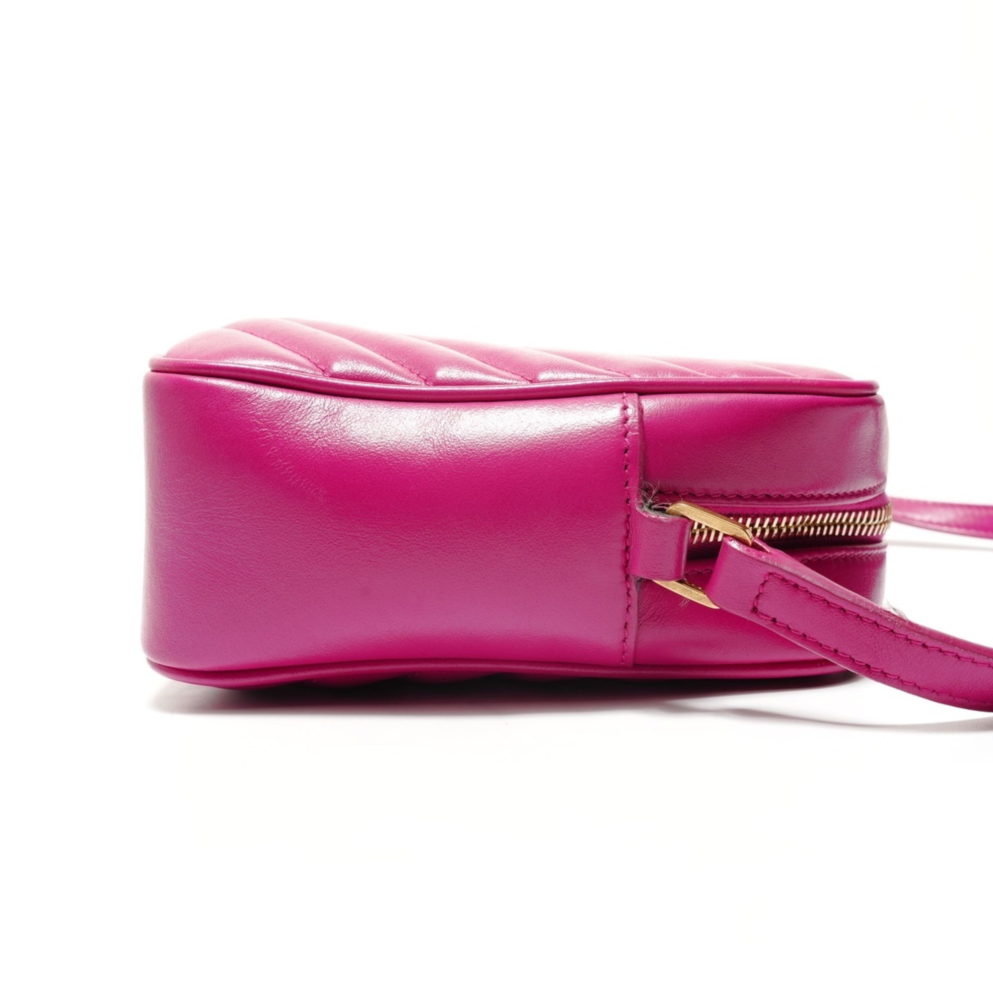 Yves Saint Laurent Pink Quilting Shoulder Bag (Pre-Owned)