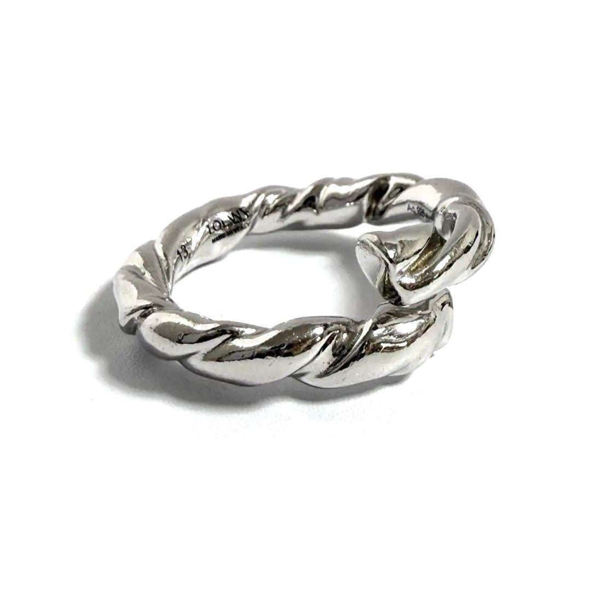 Loewe Silver 925 Band Ring (Pre-Owned)