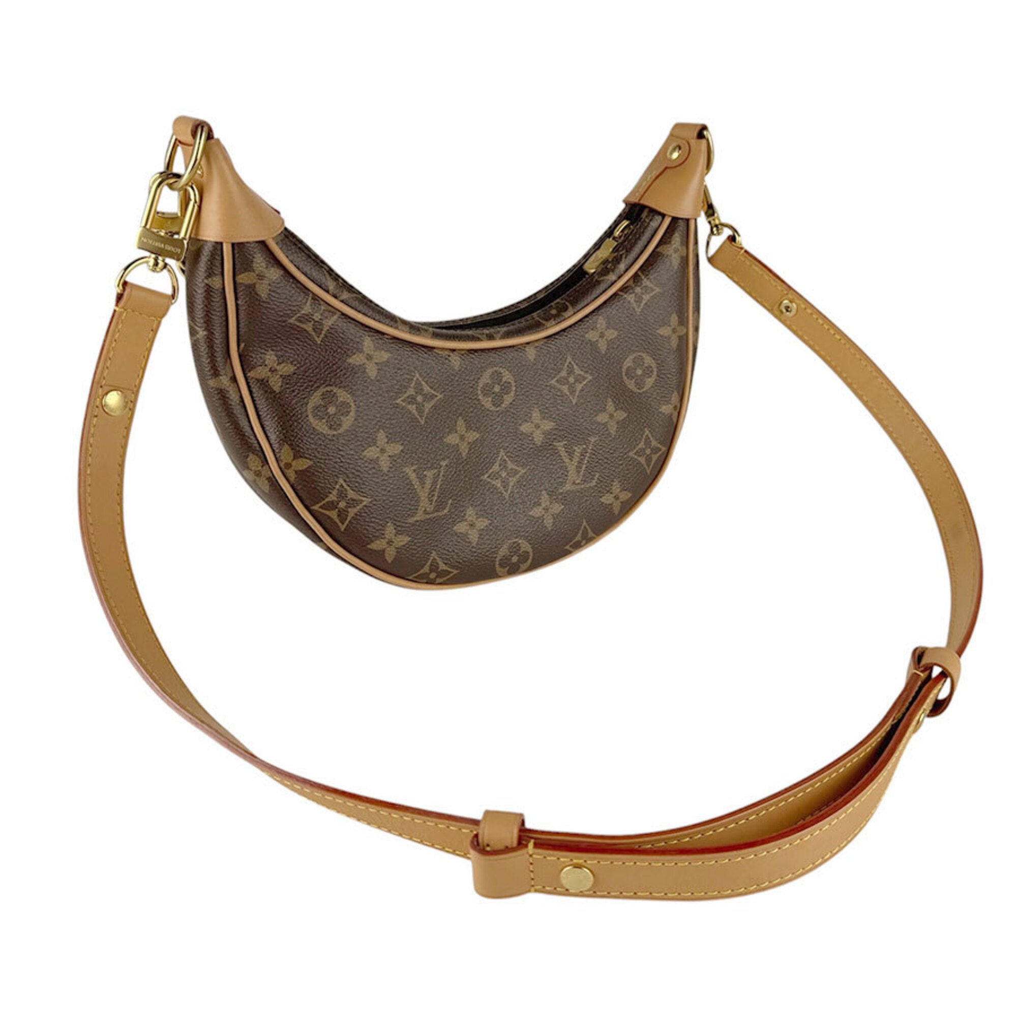 Louis Vuitton Brown Monogram Shoulder Bag (Pre-Owned)